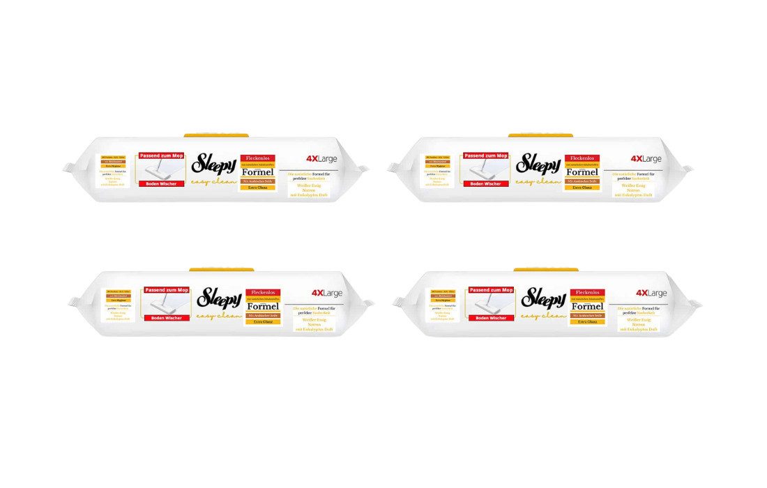 Sleepy Easy Clean Bodenreinigungstücher mit Schmierseife-50 Stück Reinigungstücher (1-tlg)