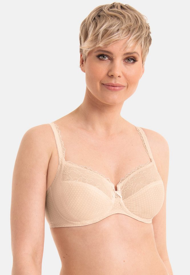 Rosa Faia Bügel-BH Eloise (1-tlg) Bügel-BH - Leicht transparent - Details aus Spitze, Dreiteilige Cups