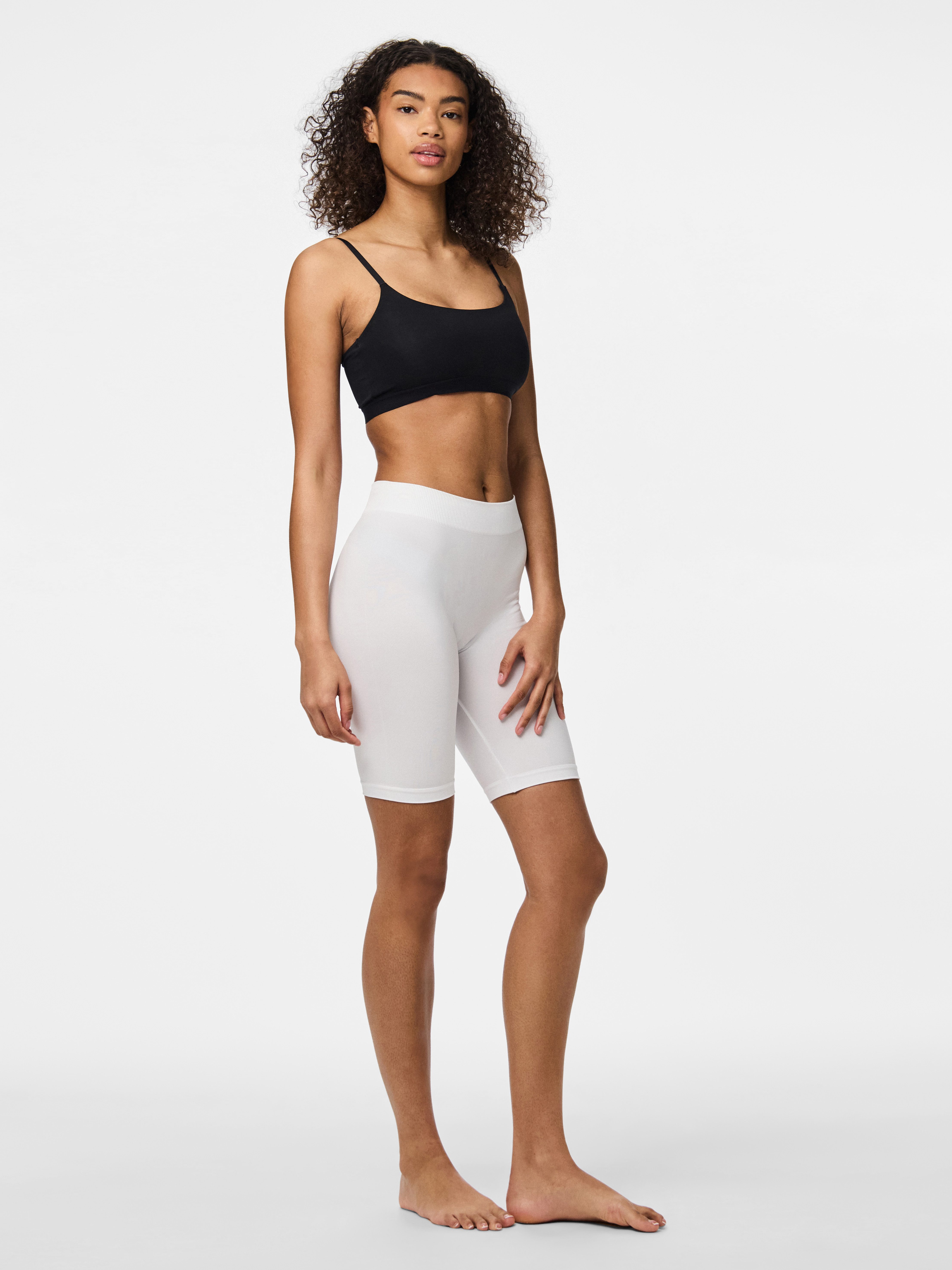 pieces Shapingpants PCLONDON SHORTS NOOS BC aus Nylon und Elasthan, elastische Passform, pflegeleicht