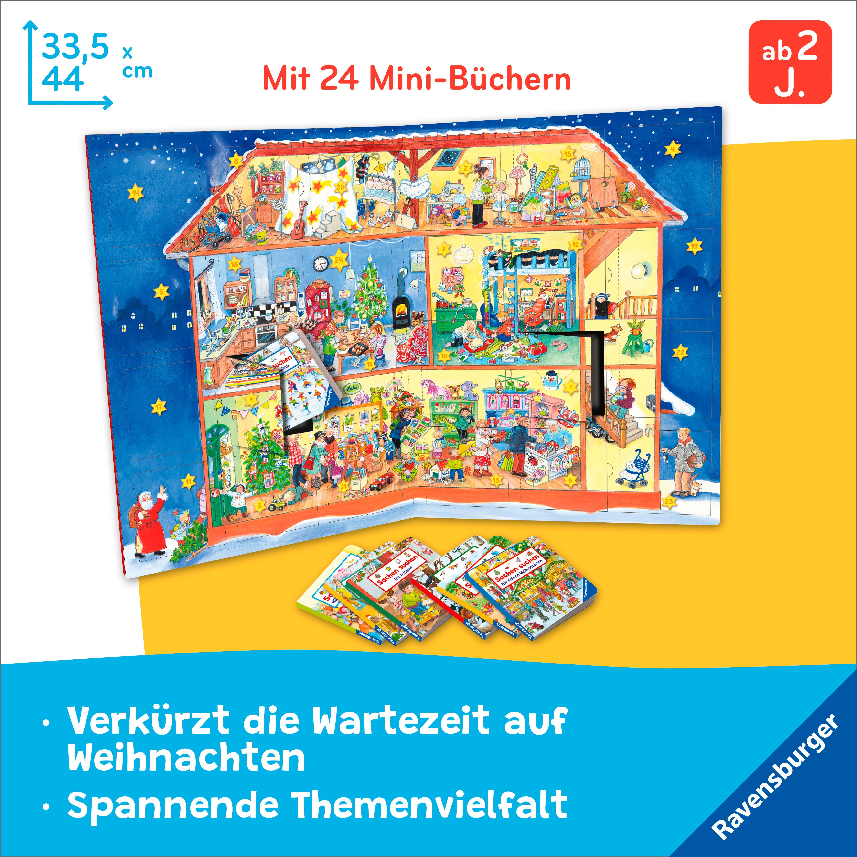 Ravensburger Spielzeug-Adventskalender Mein großer Sachen suchen Adventskalender