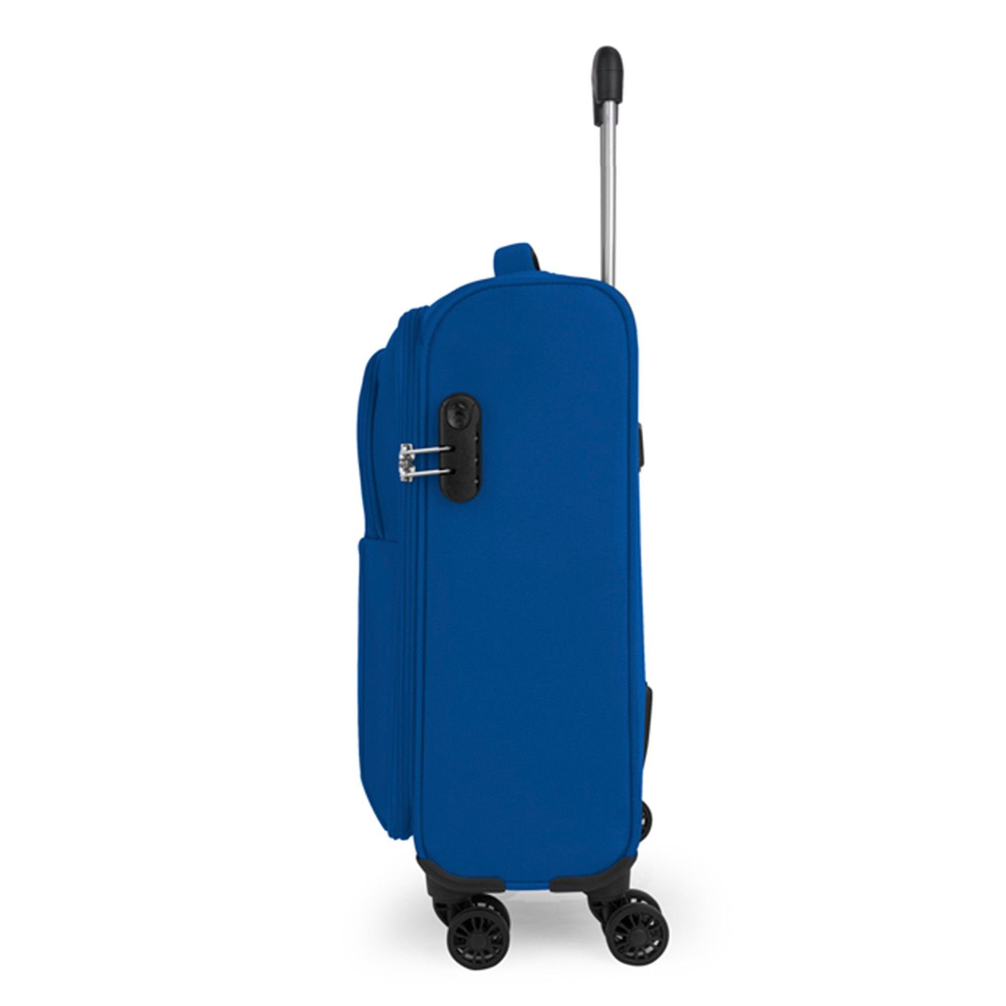 azul Gabol Weichgepäck-Trolley, 4 Rollen, Polyester