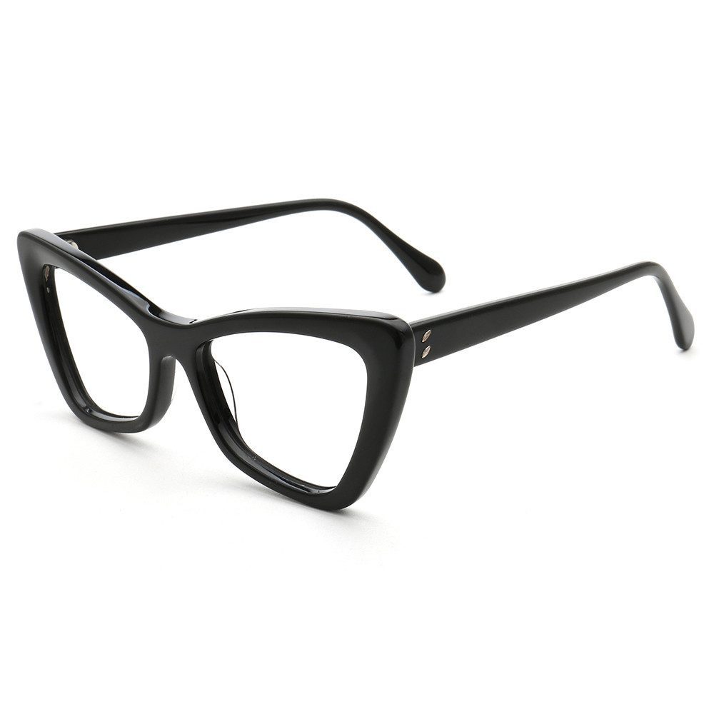 PACIEA Brillengestell Damen Herren Cat Eye Klassisch Vollrand Mode