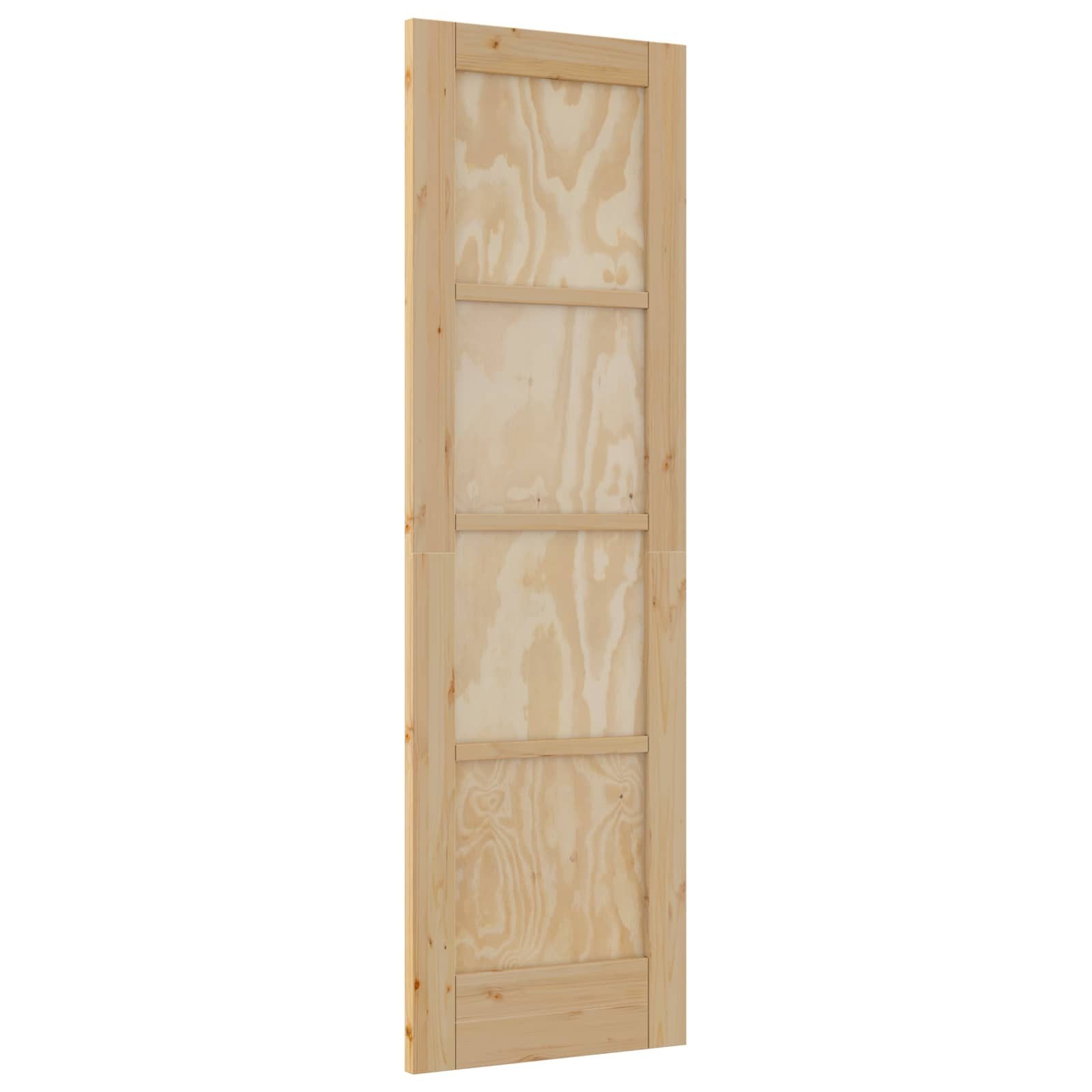 vidaXL Haustür Interior Tür Natur 61 x 198,5 cm Sperrholz (1-St)