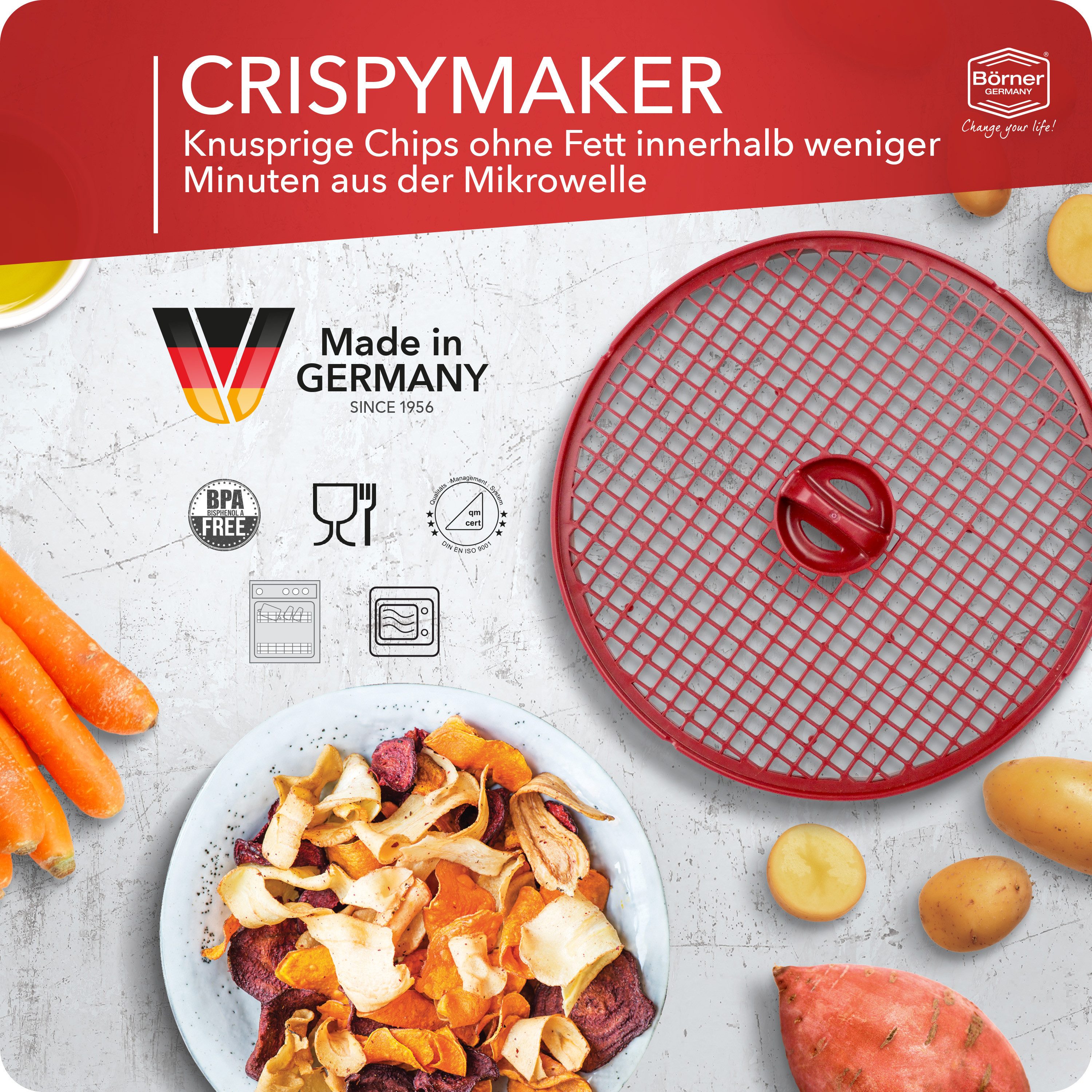 Börner Gemüseschneider Crispymaker 2-teilig