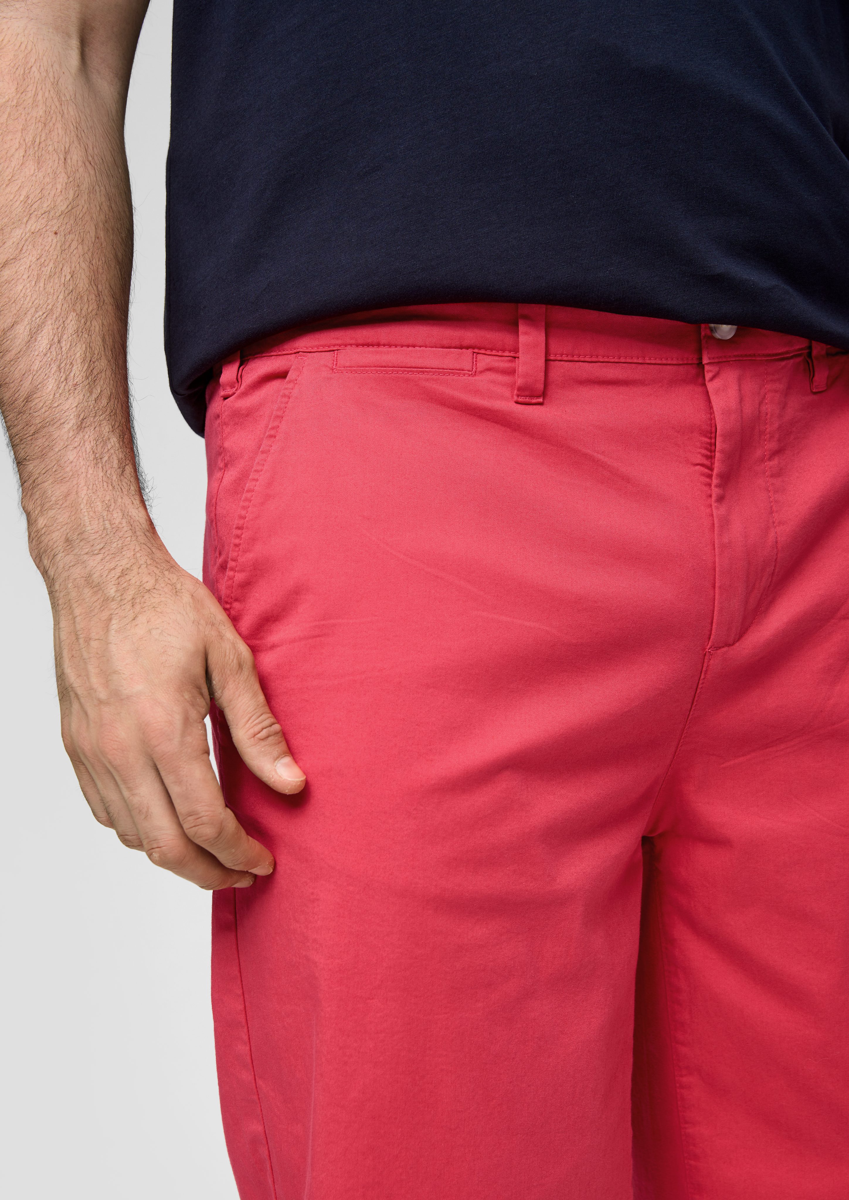 s.Oliver Bermudas Bermuda-Hose mit Gürtelschlaufen günstig online kaufen