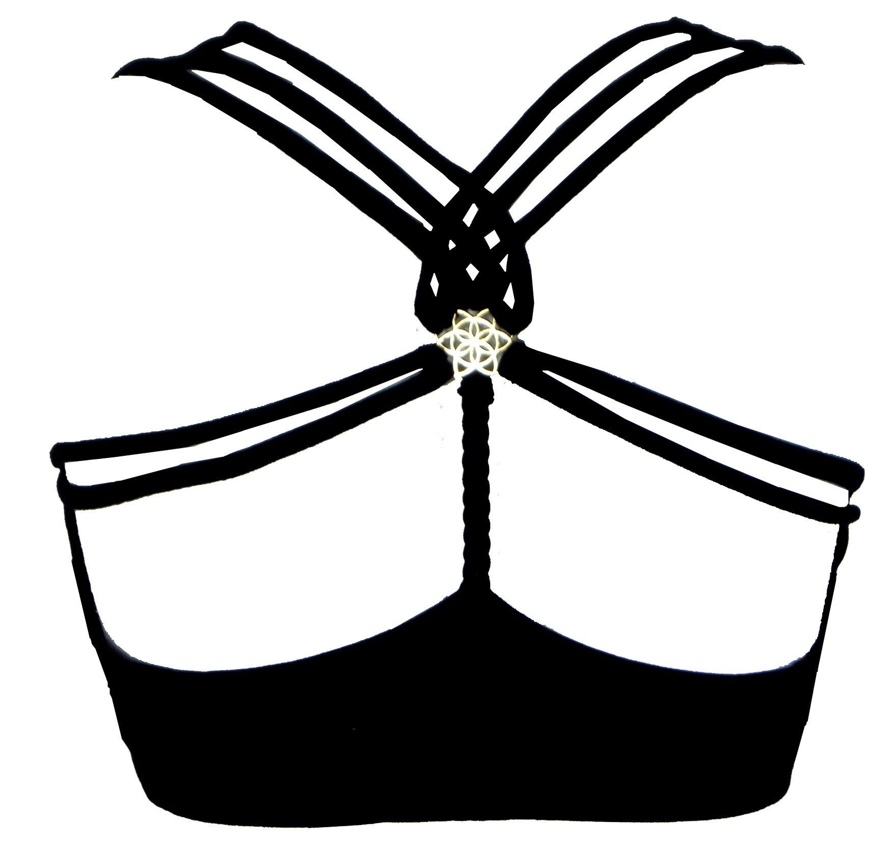 Guru-Shop T-Shirt Goa Psytrance Bikini Top, günstig online kaufen