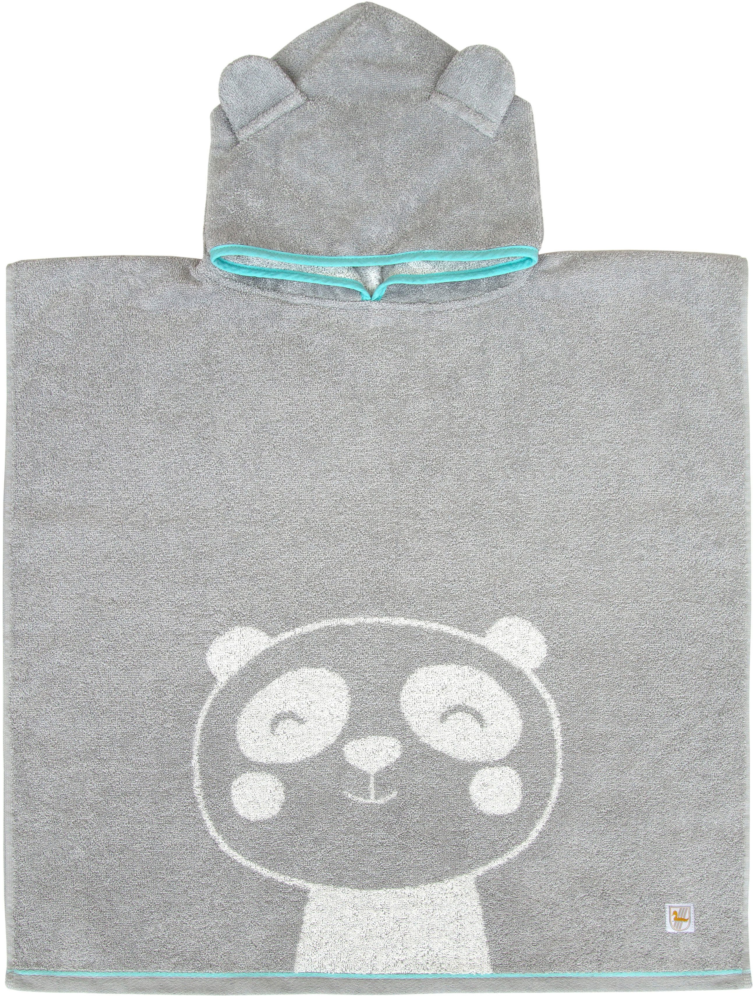 Dyckhoff Badeponcho Panda, Frottier, Kapuze, ohne