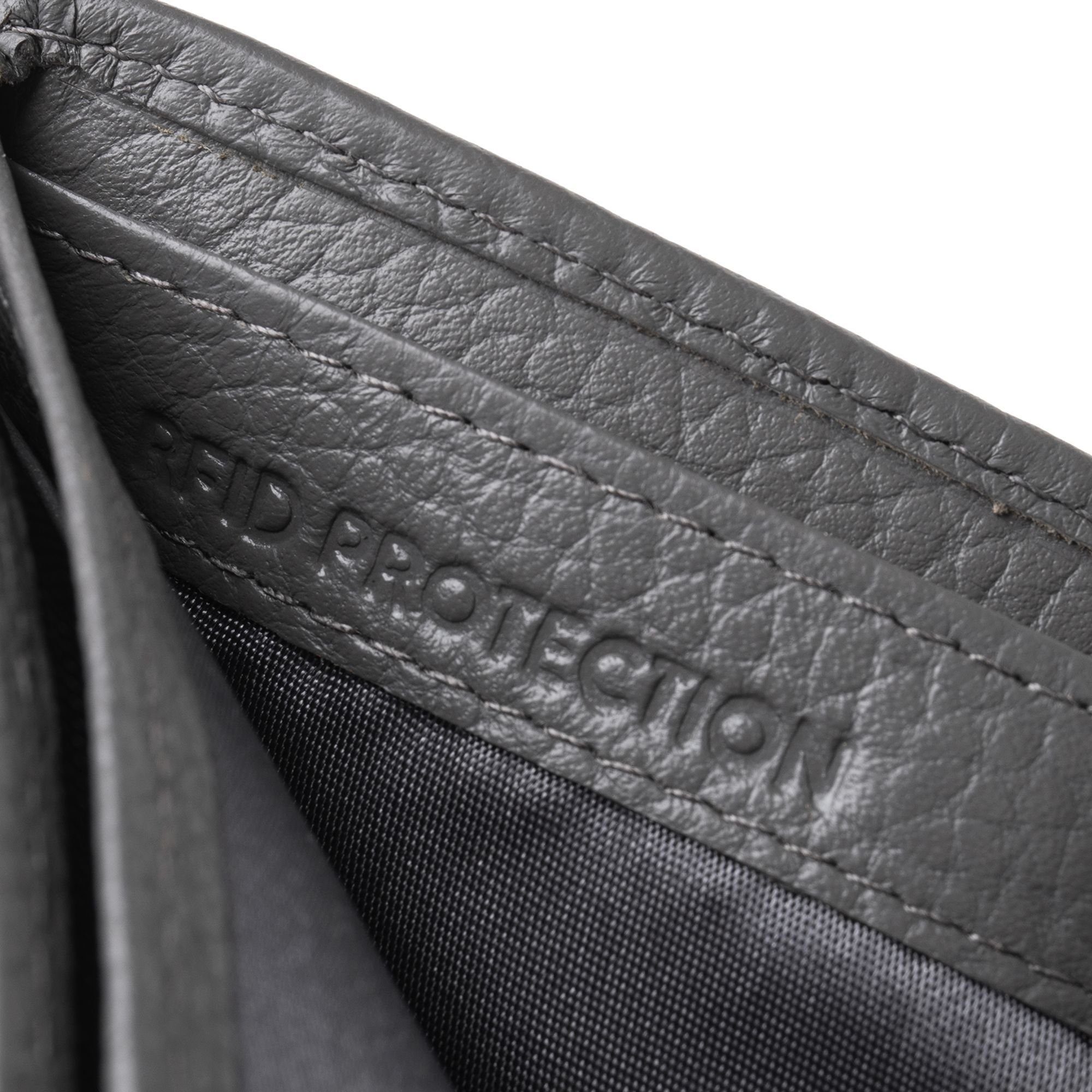Bologna grey Leder Geldbörse Lazarotti Leather,