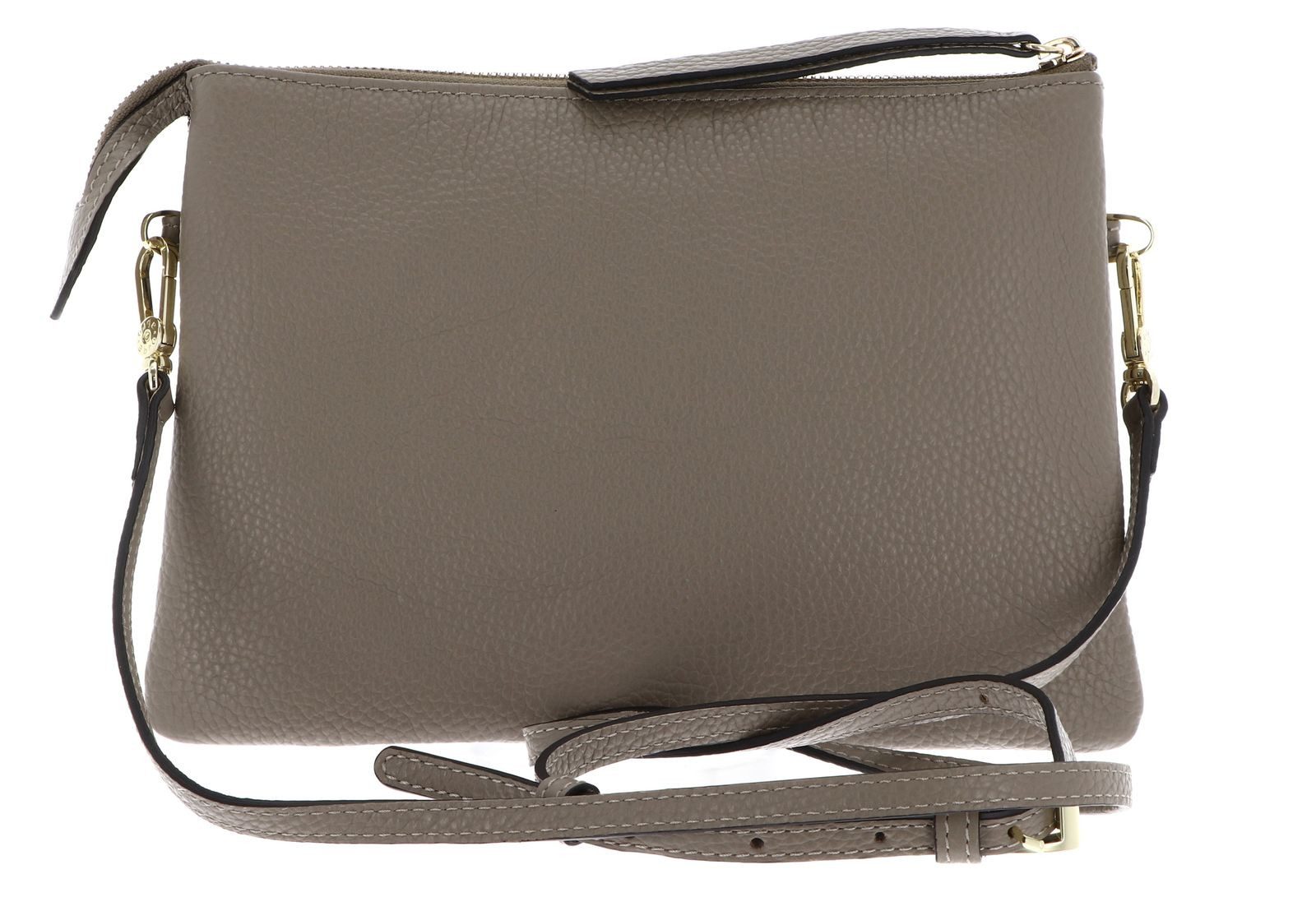 Abro Umhängetasche Crossbody Bag Threefold, aus echtem Leder