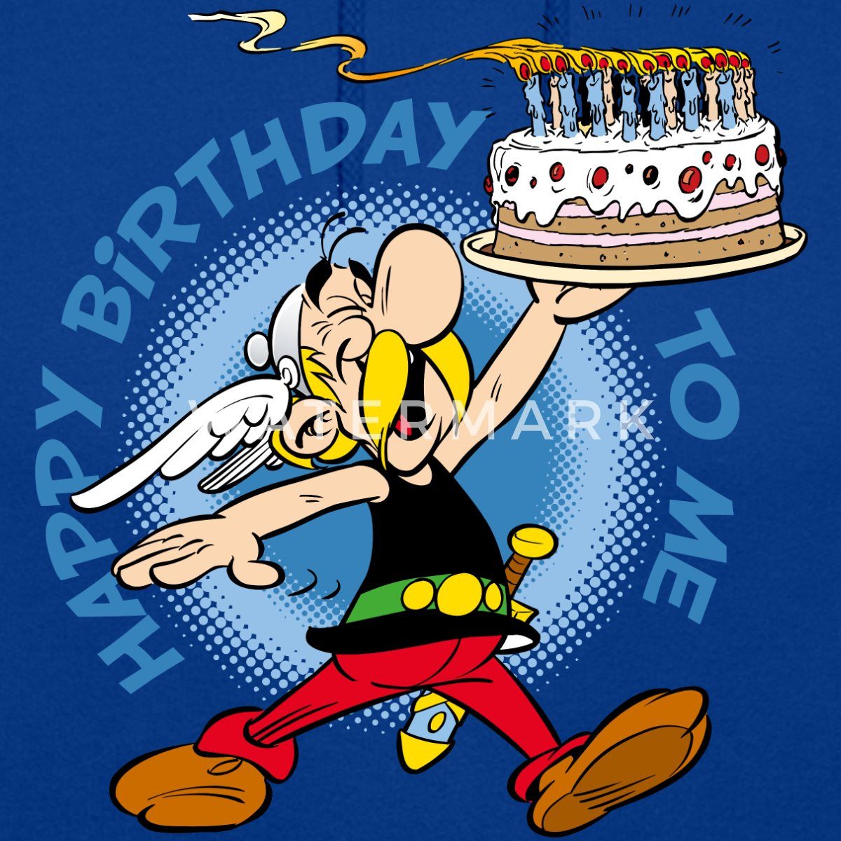 Spreadshirt Hoodie Asterix & Obelix Asterix Alles Gute Zum Geburtstag Unisex Hoodie (1-tlg)
