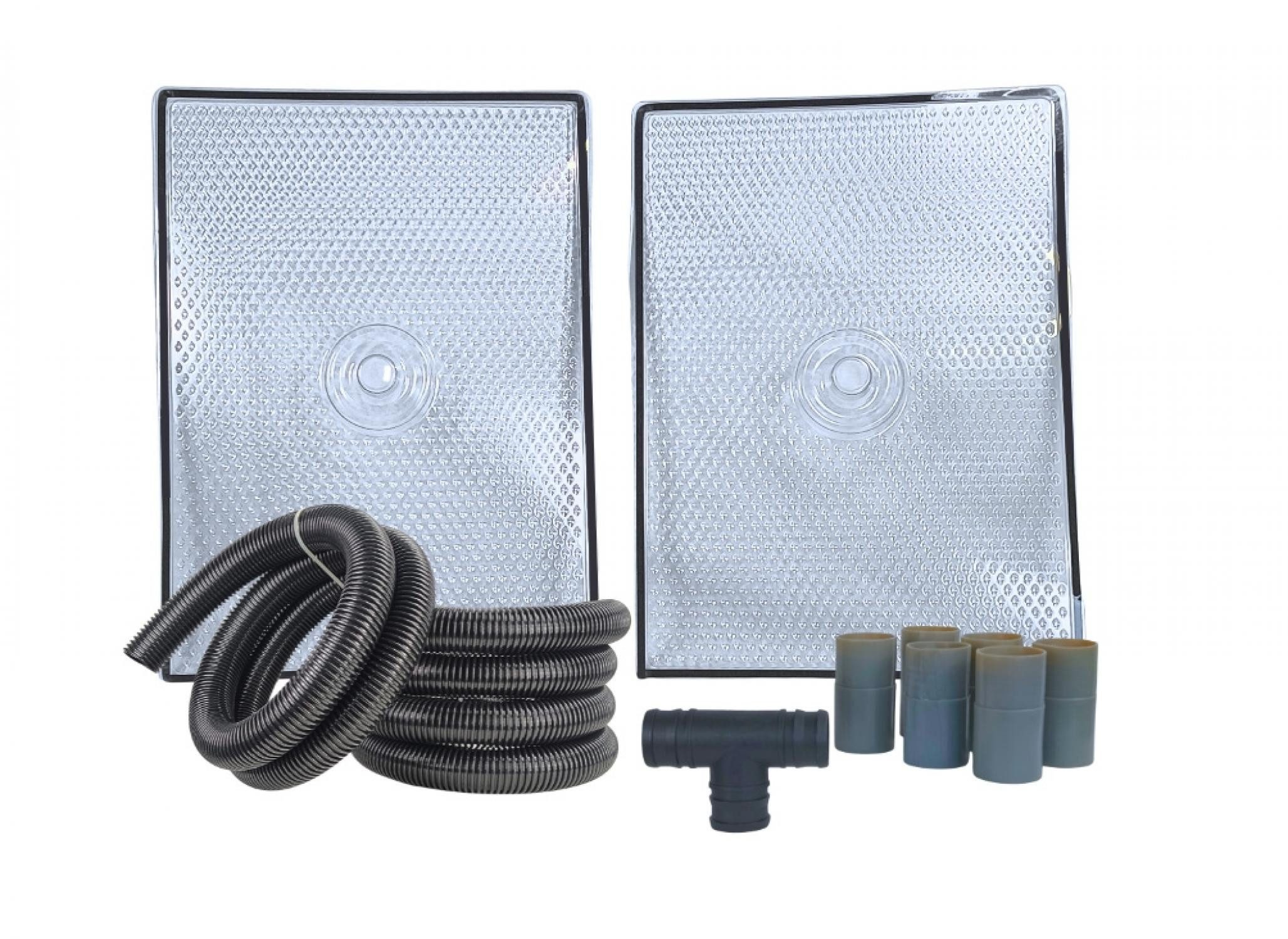 WDH Luftentfeuchter Starter Set WDH-SV58, Saugmatten! Luftschläuche! Anschlussstücke! T-Stück!