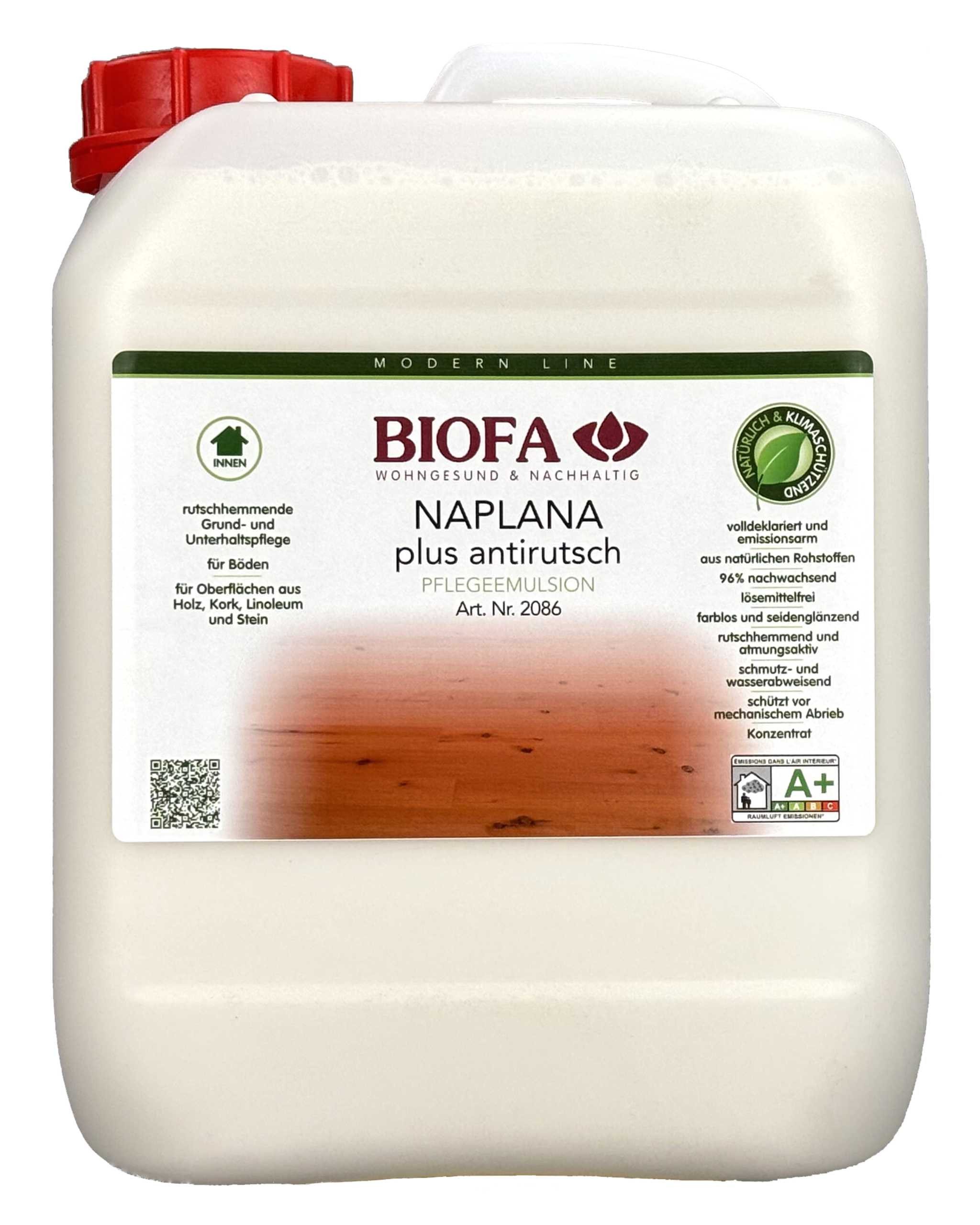 Naplana Pflegeemulsion Plus Antirutsch Holzpflegemilch