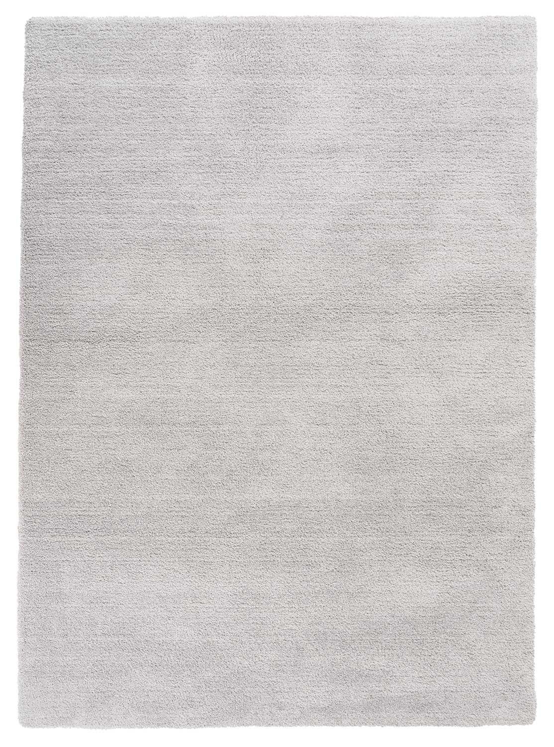 Teppich TOUCH, Silber, 160 x 230 cm, Polyester, Uni, rechteckig, Höhe: 20 m günstig online kaufen
