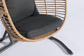 MANDALIKA Garden Gartenlounge-Sessel Multifunktions- Sessel Bali Hängesessel Relaxsessel (2-St), variabebl aufbaubar als Hängesessel oder Relaxsessel