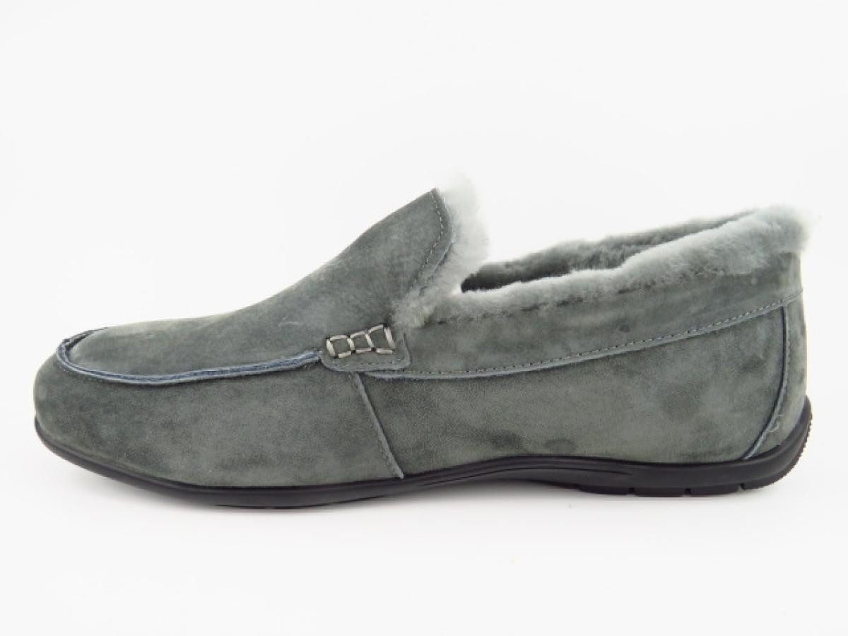 Grünwalder Gesundheitsprodukte H-151 grau Lammfell Hausschuh