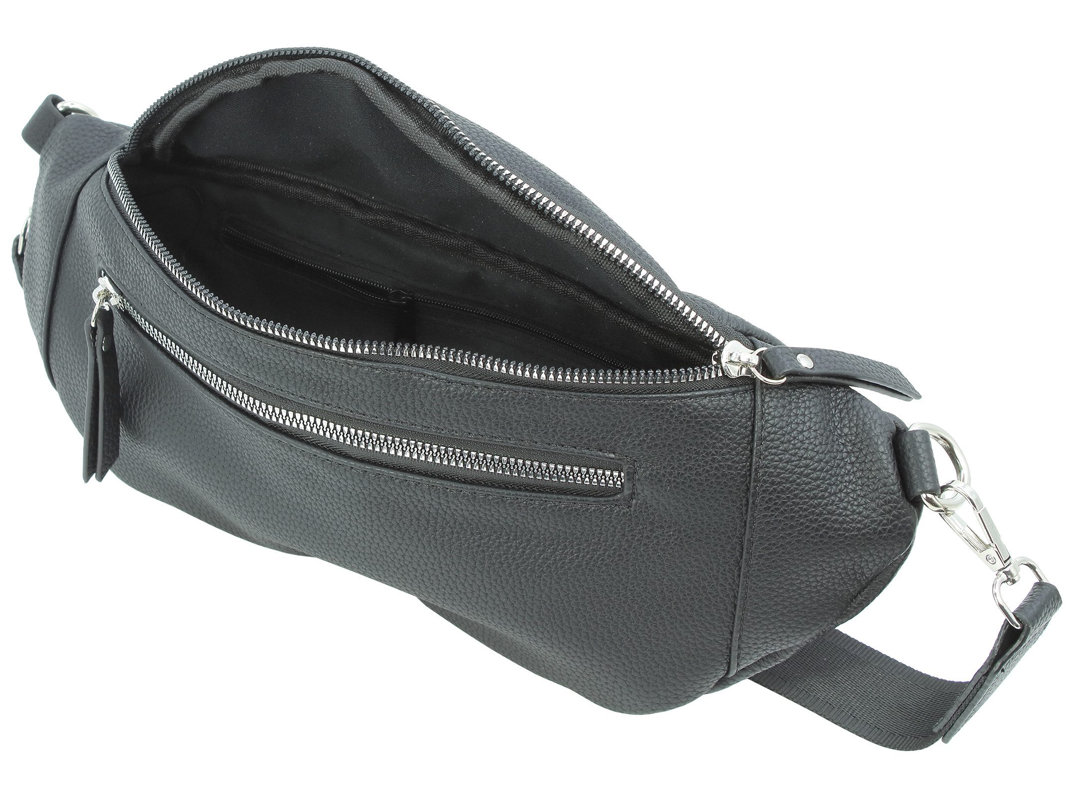 J JONES JENNIFER JONES Gürteltasche Damen Bauchtasche Crossbody Bag Umhängetasche mehrere Fächer