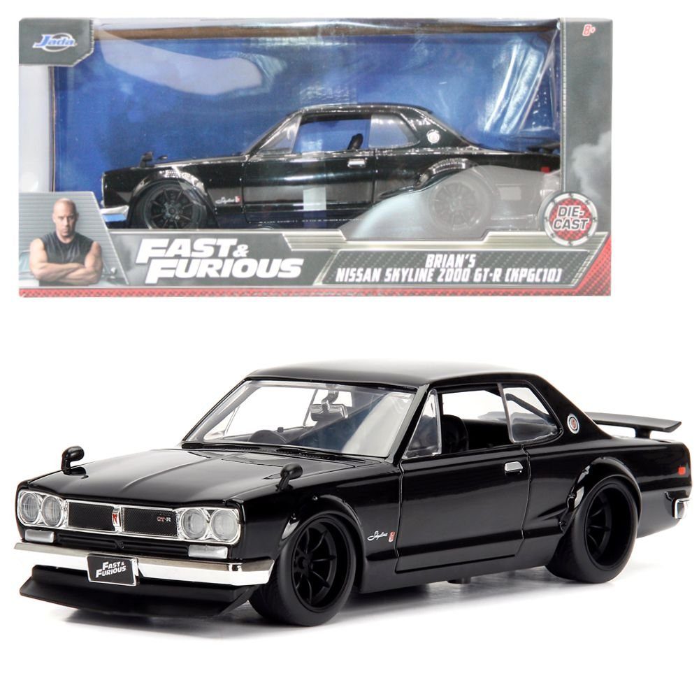 Spielzeug-Rennwagen Nissan Skyline 2000 GT-R Fast & Furious Die-Cast Fahrzeug Collection