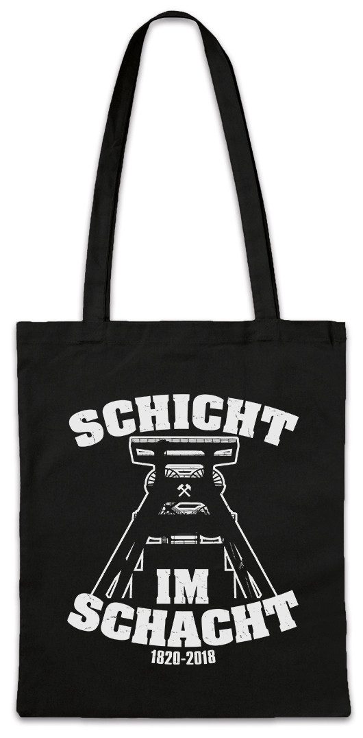 Urban Backwoods Beuteltasche Schicht Im Schacht Stofftasche Kohle Bergwerk Unter Tag Arbeiter Mine (1-tlg), Minenarbeiter Bergbau Ruhr