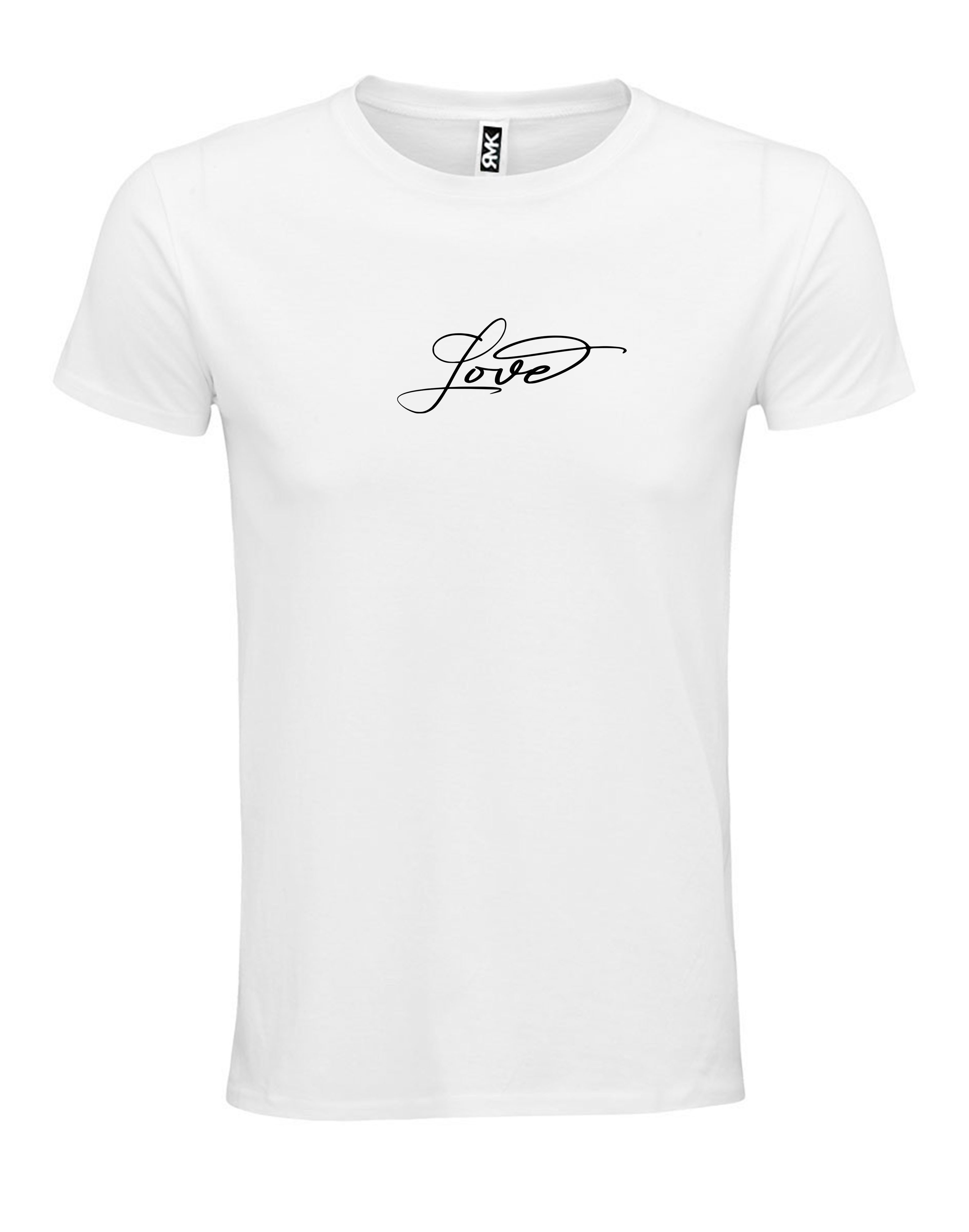 RMK T-Shirt Damen Shirt Top Sommer Basic Rundhals Love Liebe aus Baumwolle günstig online kaufen