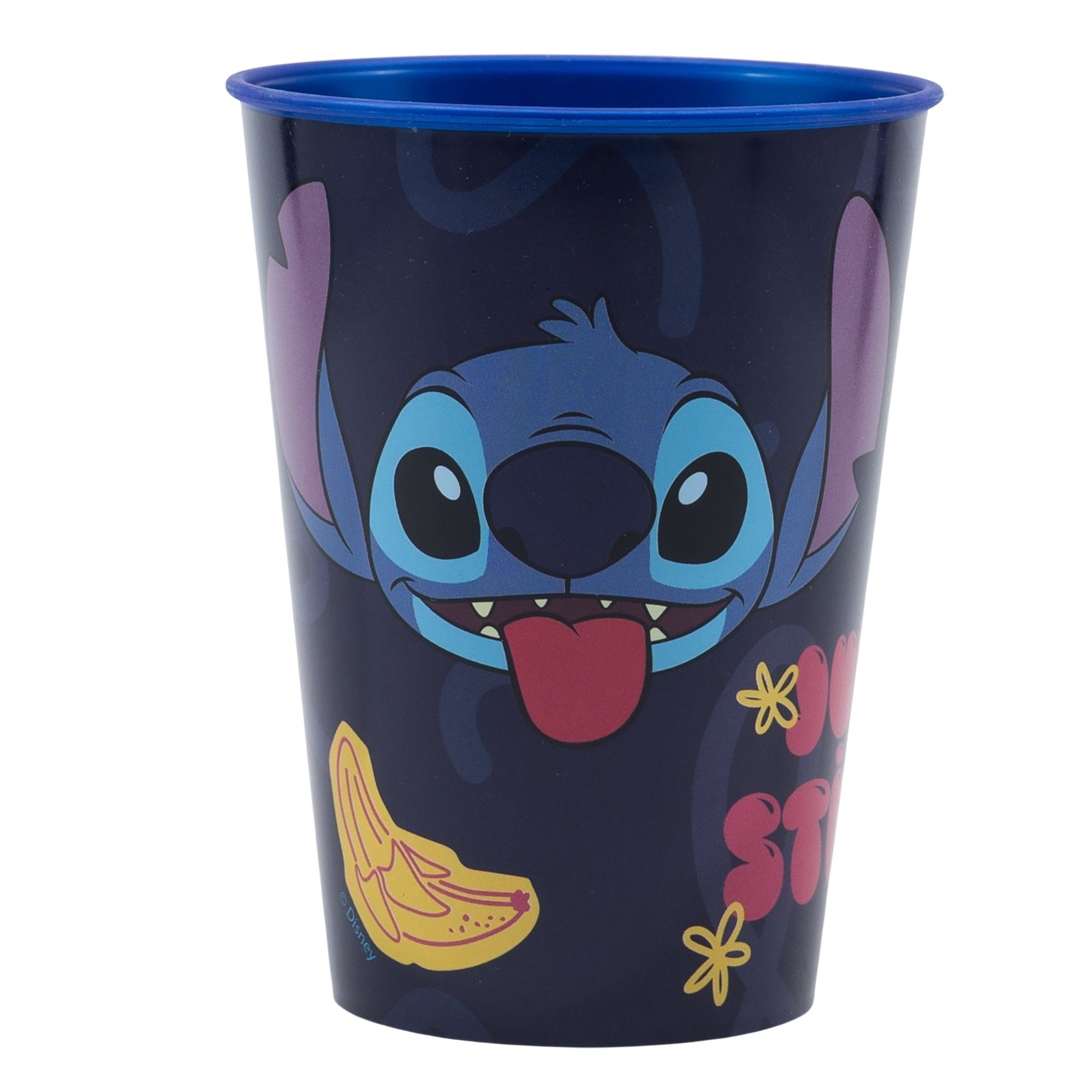 Disney Kindergeschirr-Set Disney Geschirr-Set Kinder (3-tlg), Frühstücksset 3 Teller Becher Kuststoff, teilig 1 Personen, Schüssel Stitch