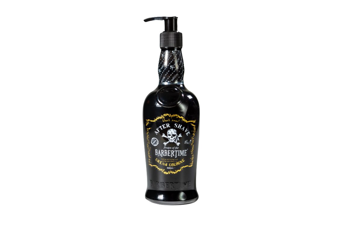 BARBERTIME After-Shave Balsam After Shave Cream Cologne Pflege nach der Rasur 400ml Black Pearl