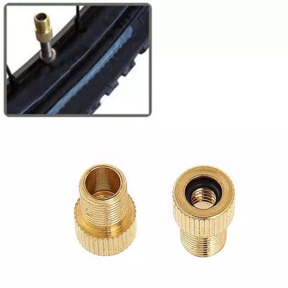 SpionProfi Minipumpe Fahrrad Ventil Adapter Ventiladapter SV DV BV KFZ Autoventil AV Pumpe (5-tlg), Universell für Presta-, Dunlop- und Blitzventile geeignet – Bild 2 von 2