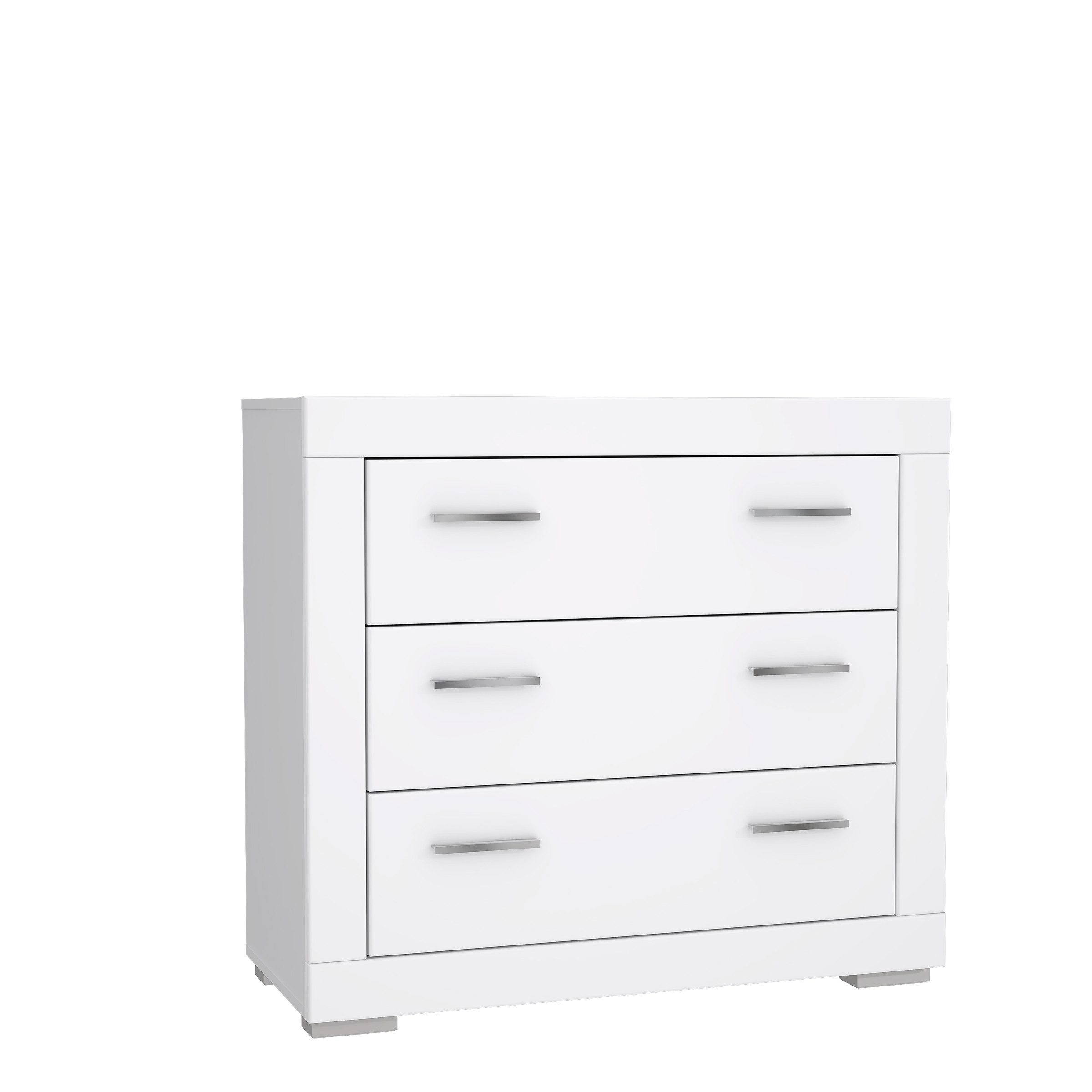 freiraum Schubkastenkommode SNOW, 3 Schubladen, in weiß - 96x86,5x41,4cm (BxHxT)