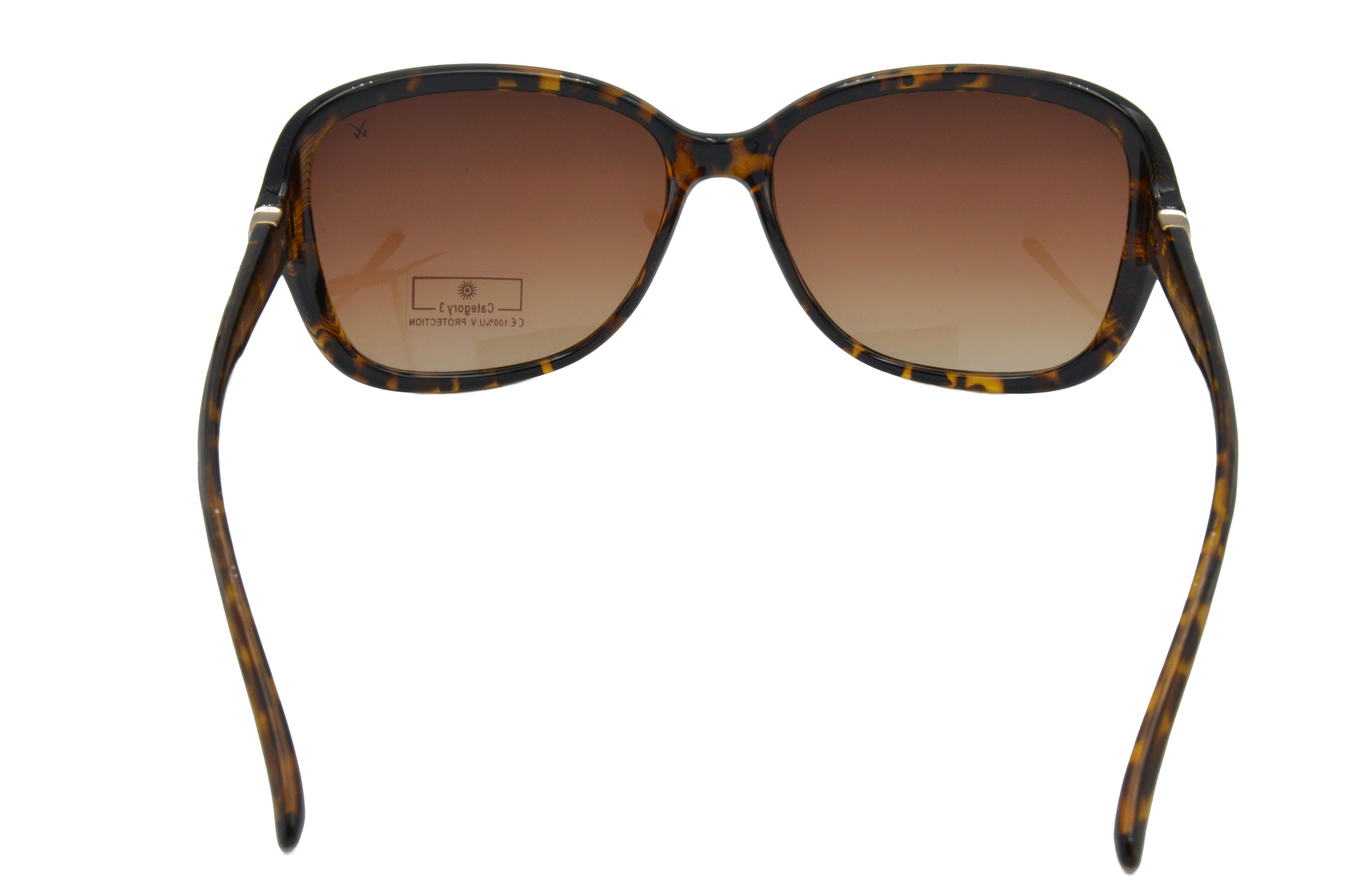 schwarz Mode WM2126 Verlaufsglas, Sonnenbrille braun, Damen Brille Gamswild GAMSSTYLE