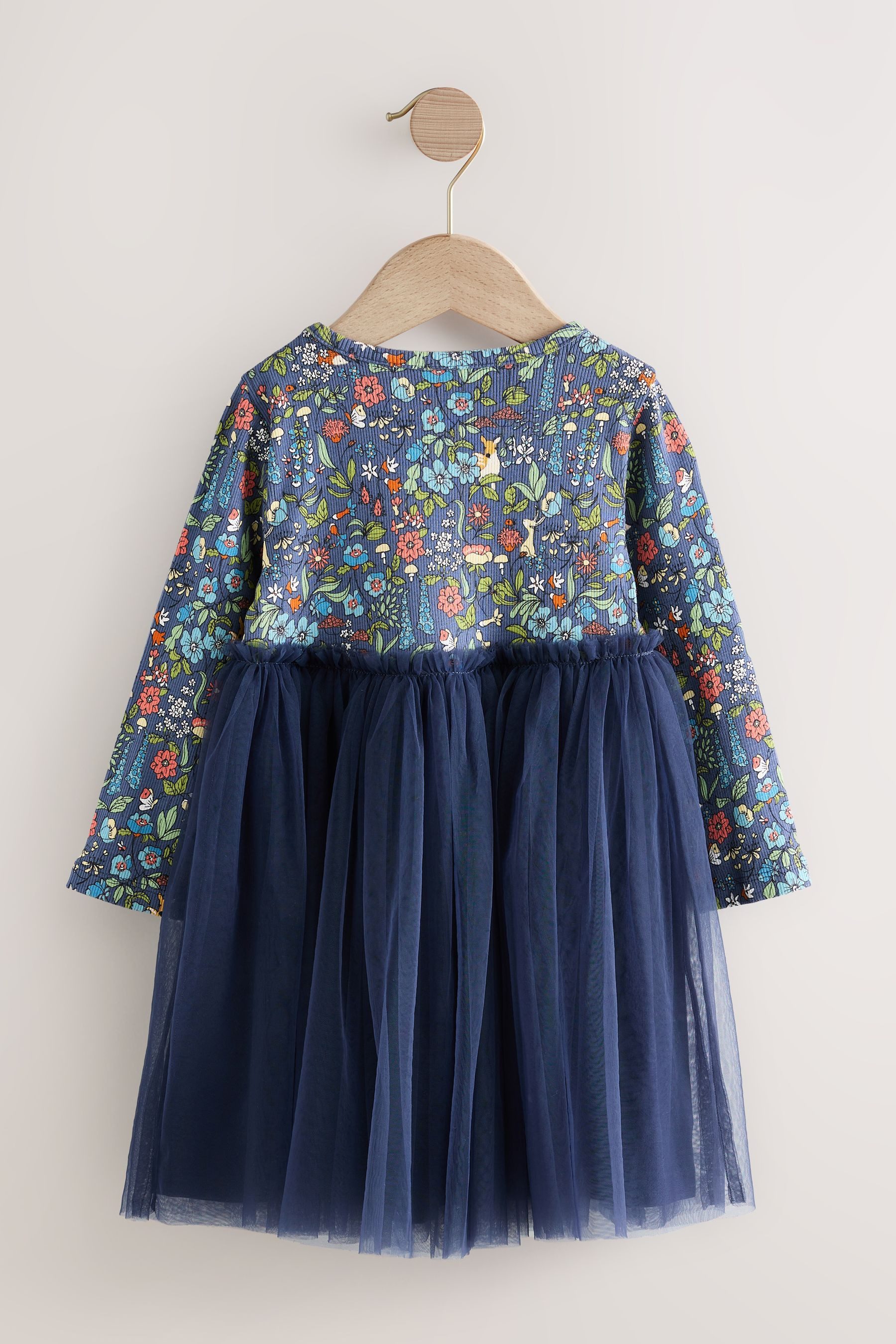 Next Partykleid Mesh-Partykleid mit langen Ärmeln günstig online kaufen