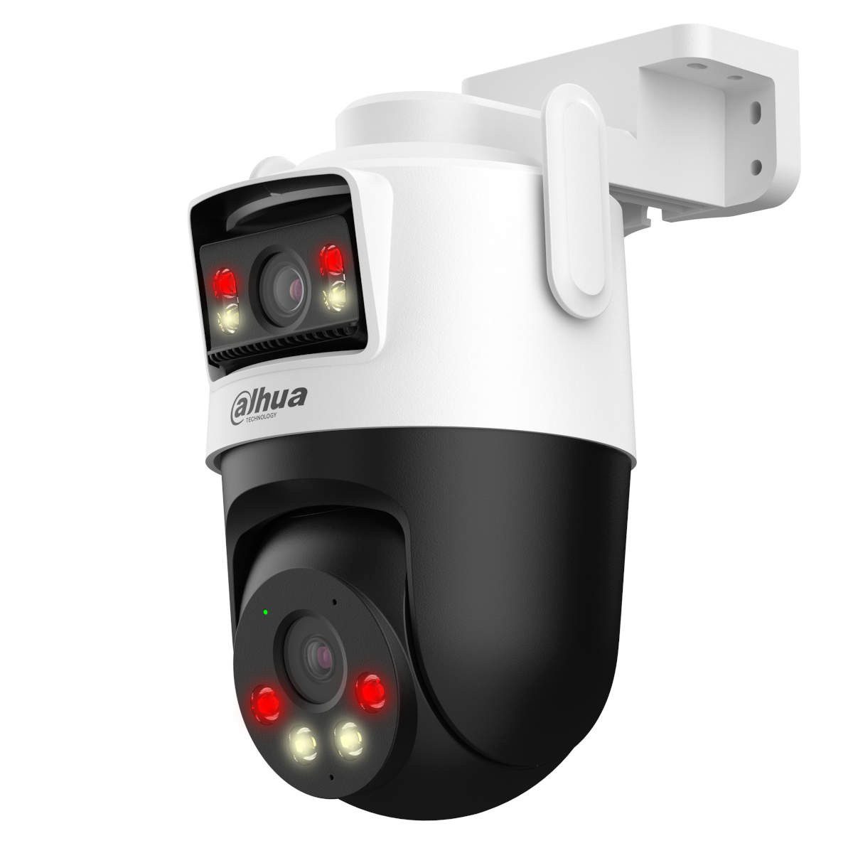 Dahua Überwachungskamera Picoo Dual D1 intelligente 5+5 MP WLAN (mit Schwenk- & Neigefunktion, zwei Objektiven und WiFi-6, Nachtsicht, Wetterfest, 2-Wege-Audio)