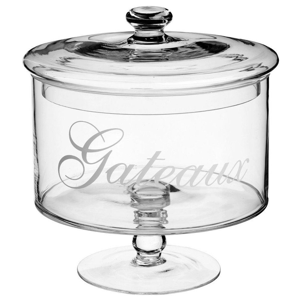 Secret de Gourmet Vorratsglas Glasbecher für Kuchen, süße Lagerung, Glasbehälter für KekseØ 19 cm, Glas, (einzeln, 0-tlg., einzeln)