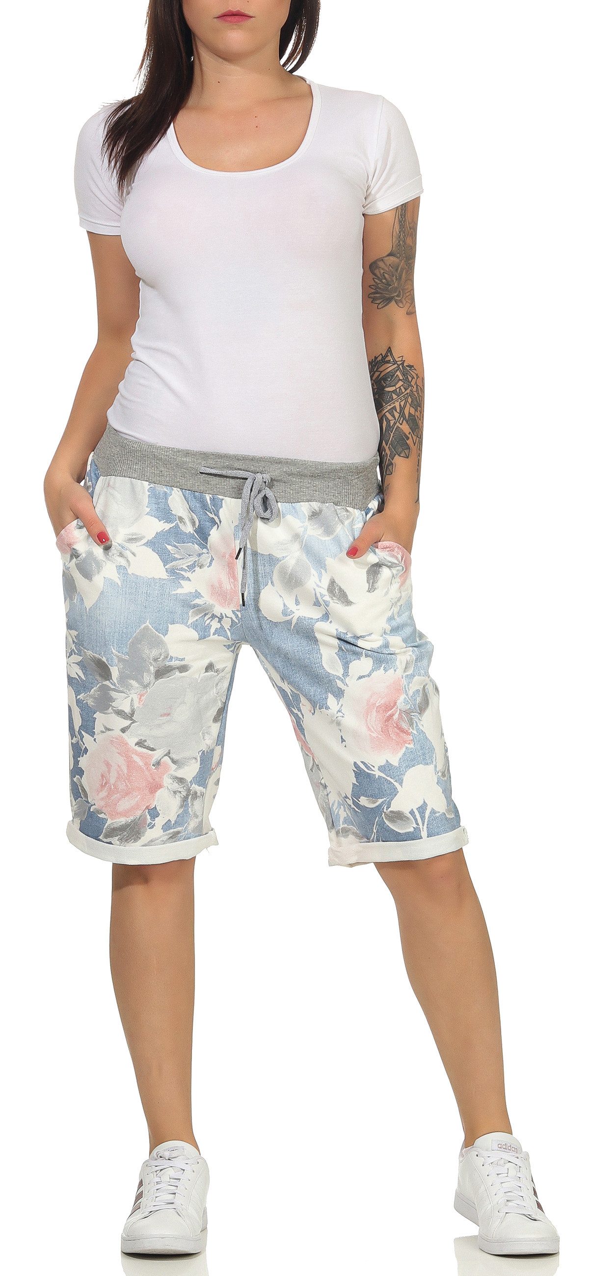 CLEO STYLE Sweatbermudas Bermuda Damen 30 günstig online kaufen