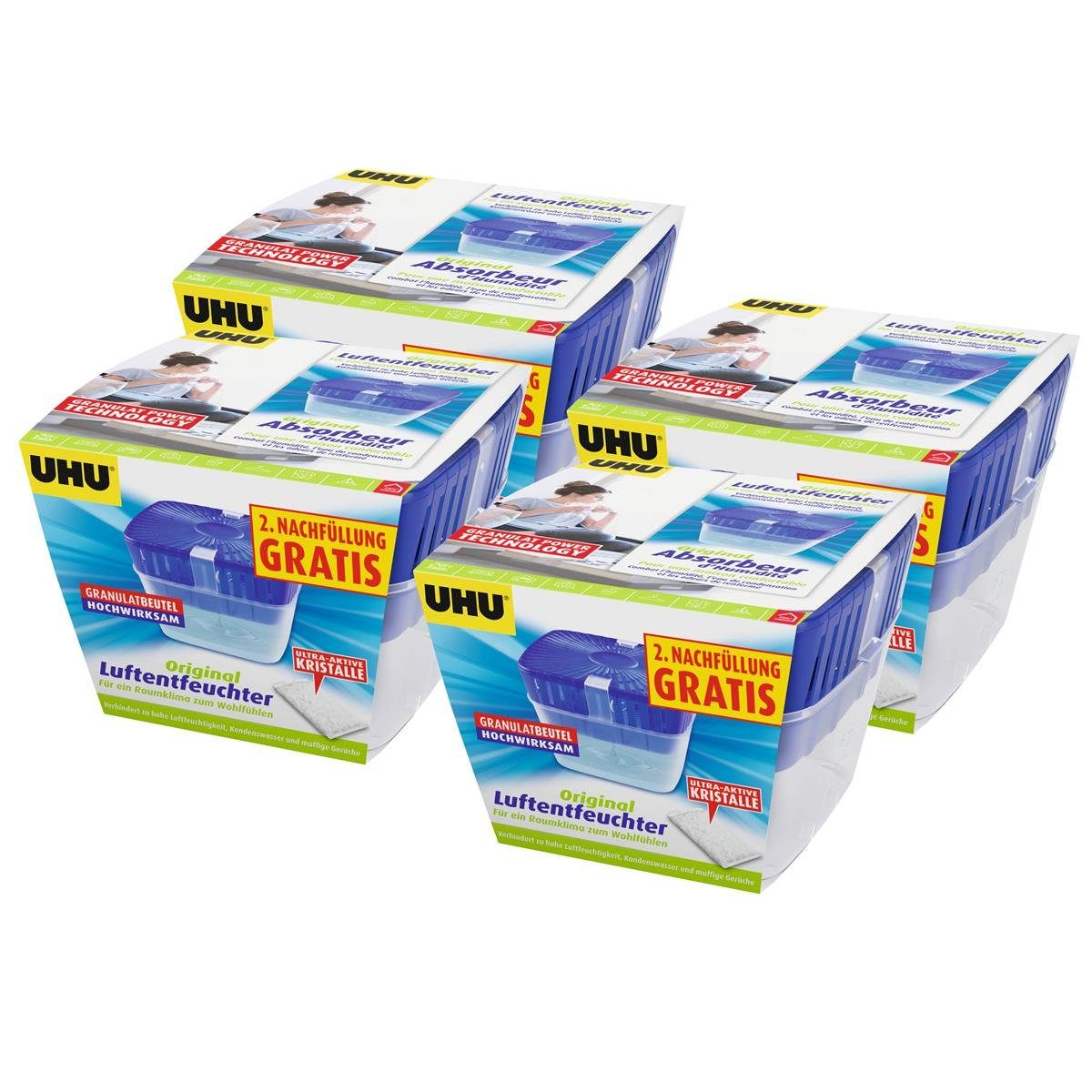 UHU Luftentfeuchter 4x UHU 47130 Luftentfeuchter günstig online kaufen