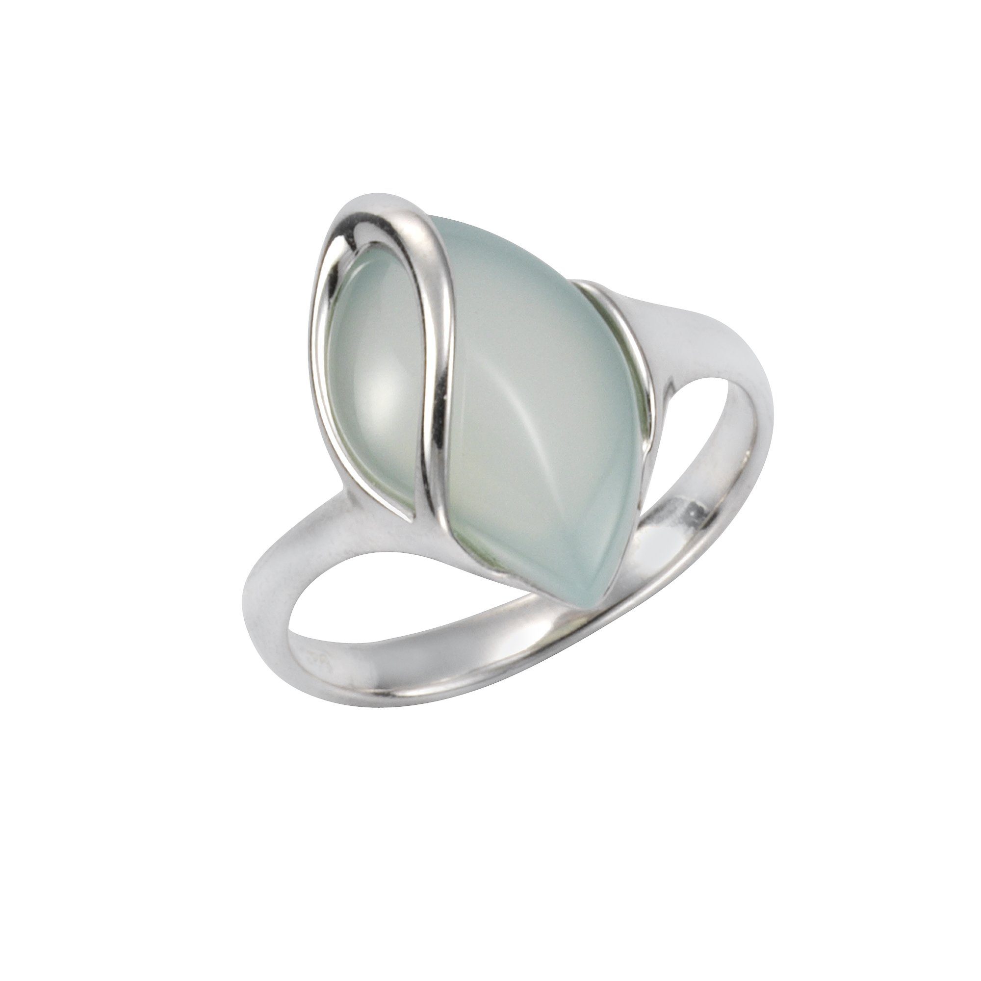 Vivance Fingerring 925/- Sterling Silber Aqua Achat