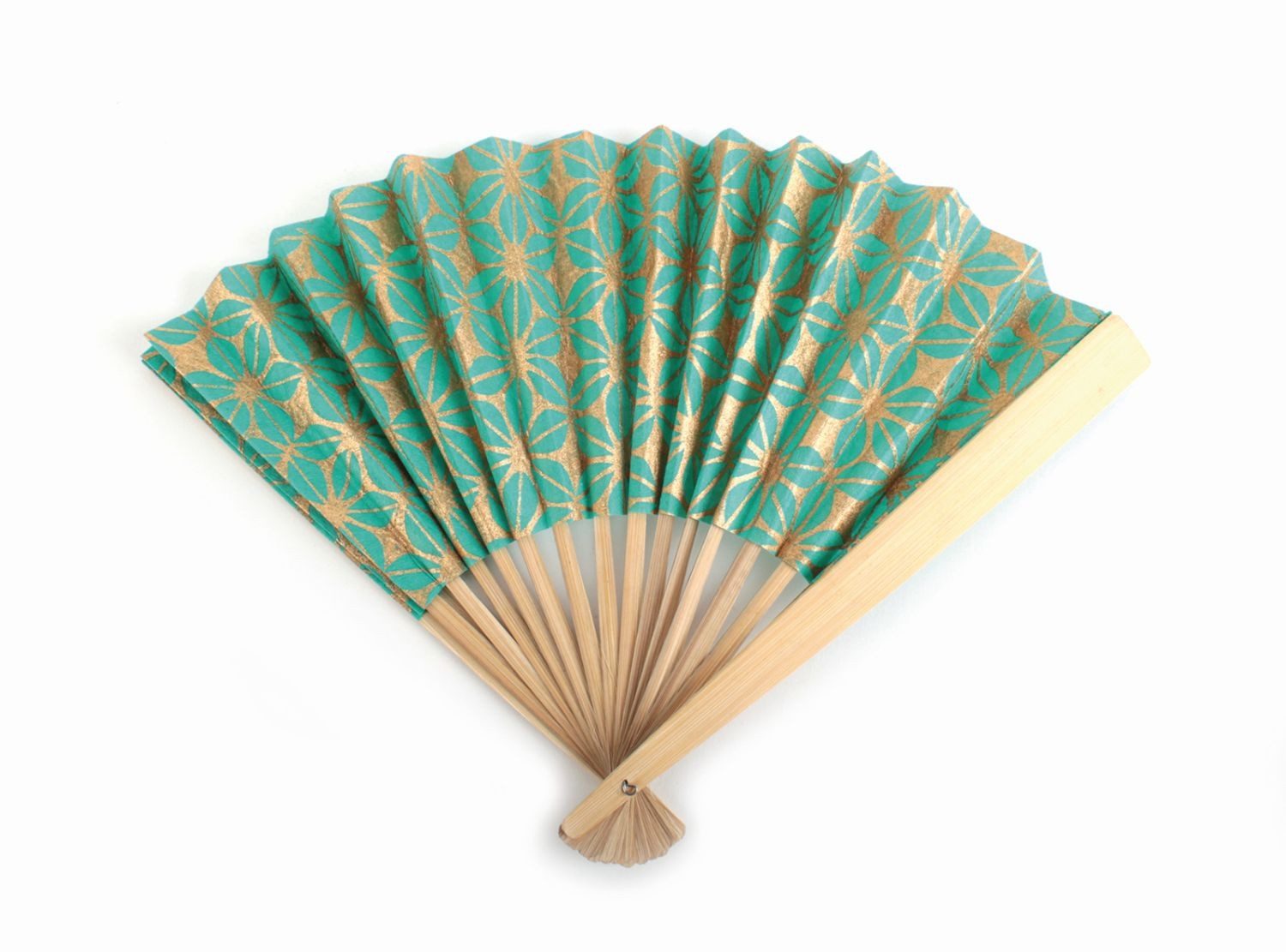 El Puente Handfächer Fächer, Handmade, Fair Trade