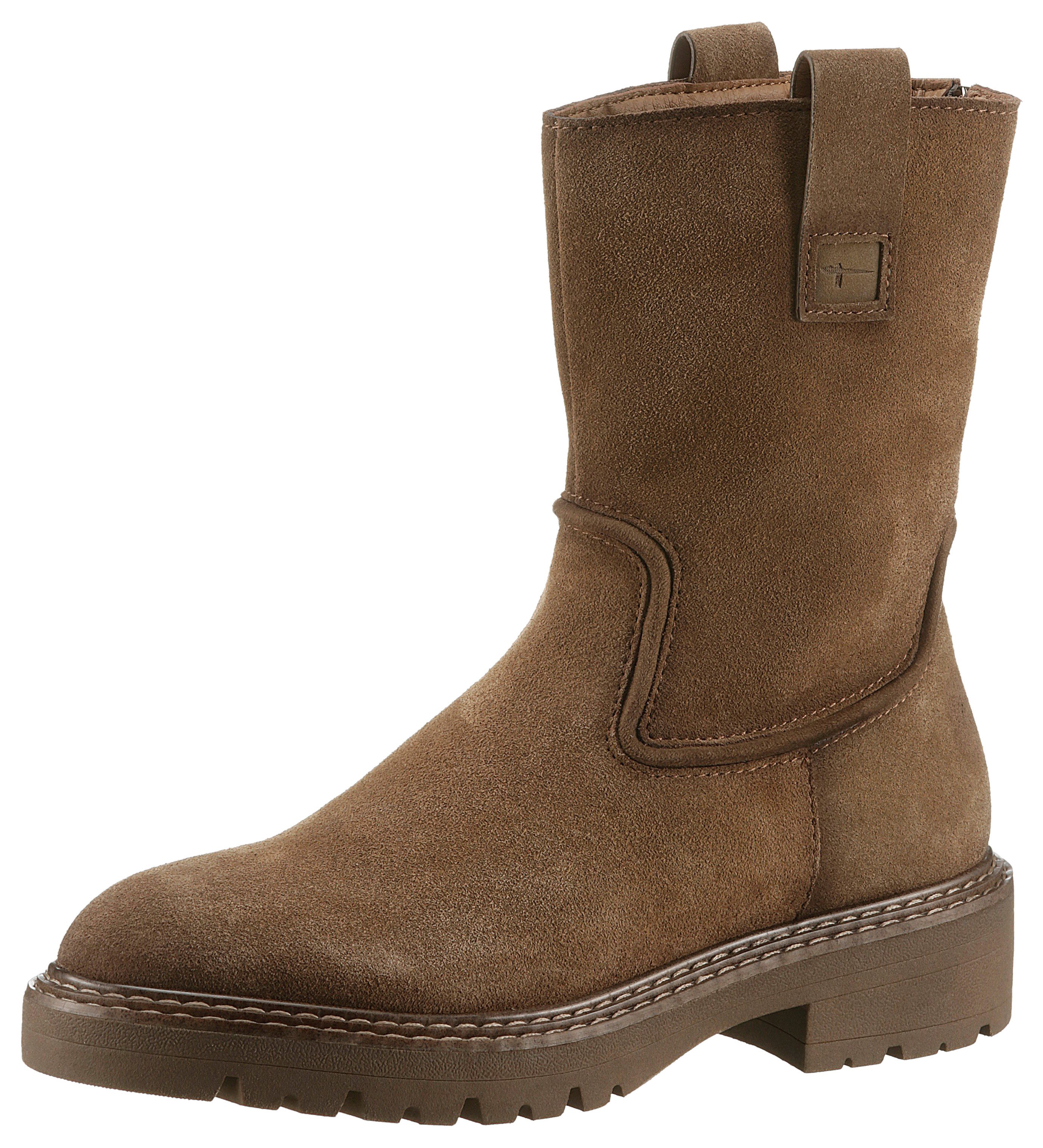 Tamaris Stiefelette, Blockabsatz, Westernboots mit Ziernähten günstig online kaufen