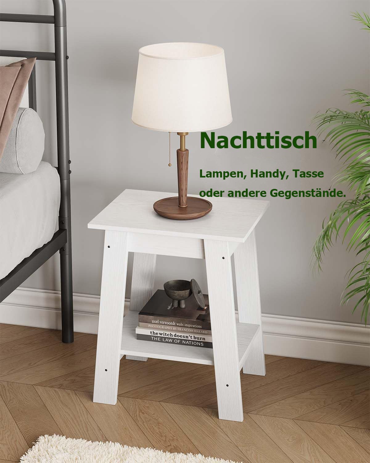 GarveeMore Beistelltisch Nachttisch Sofatisch Couchtisch Wohnzimmertisch günstig online kaufen