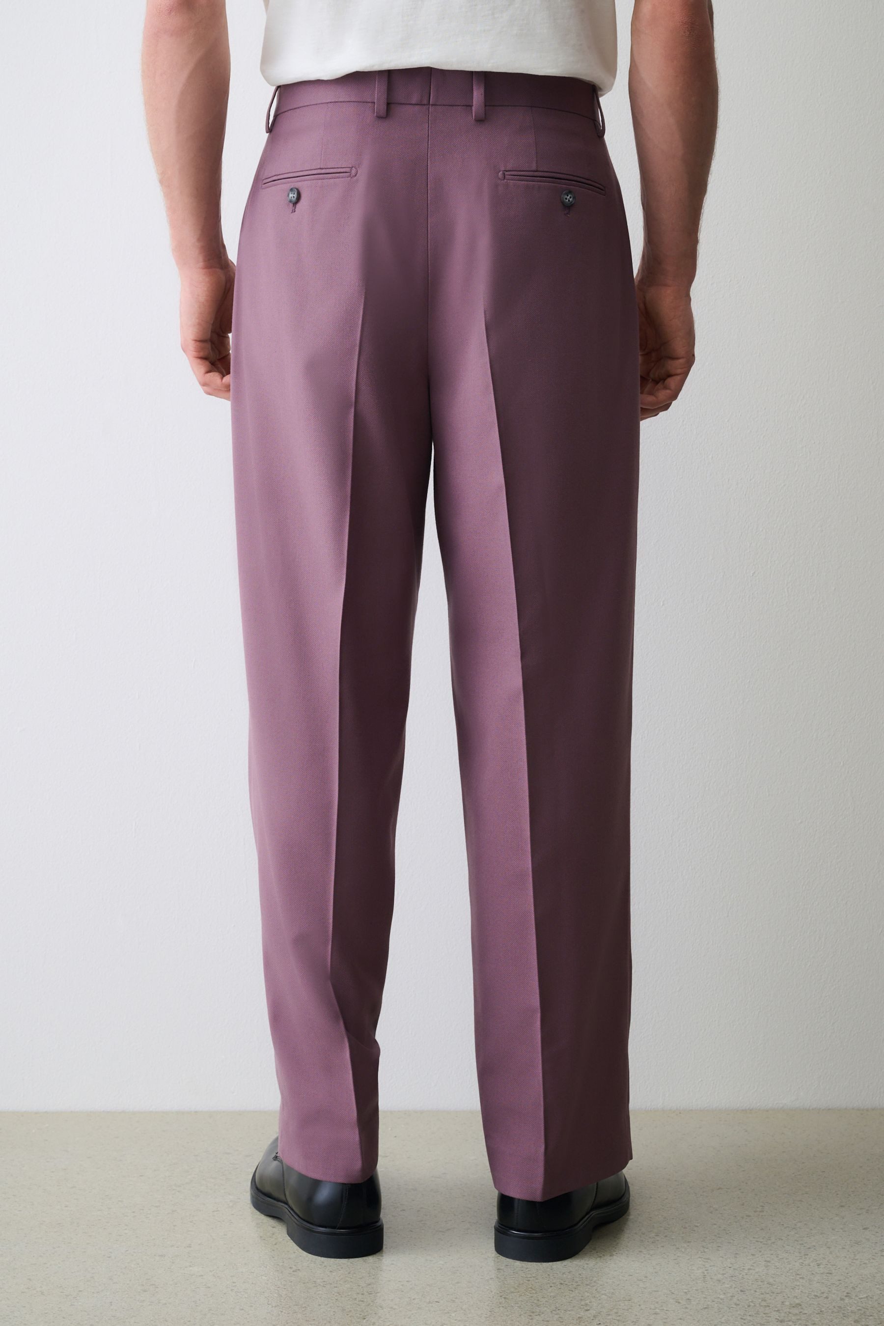 Next Anzughose Strukturierte Loose Fit Anzughose (1-tlg)