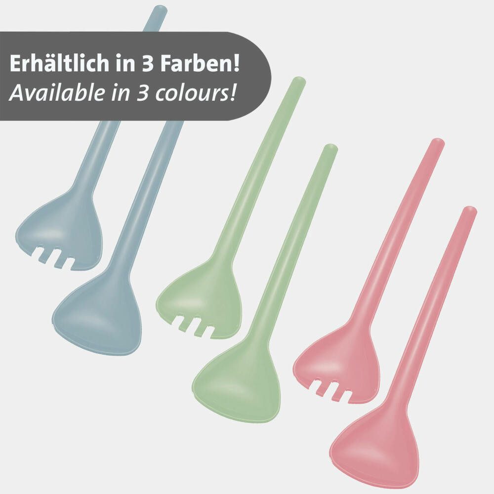 WESTMARK Salatbesteck 2-teilig, Länge: 26,6 cm, raditionell, Farbe: Mint-Grün