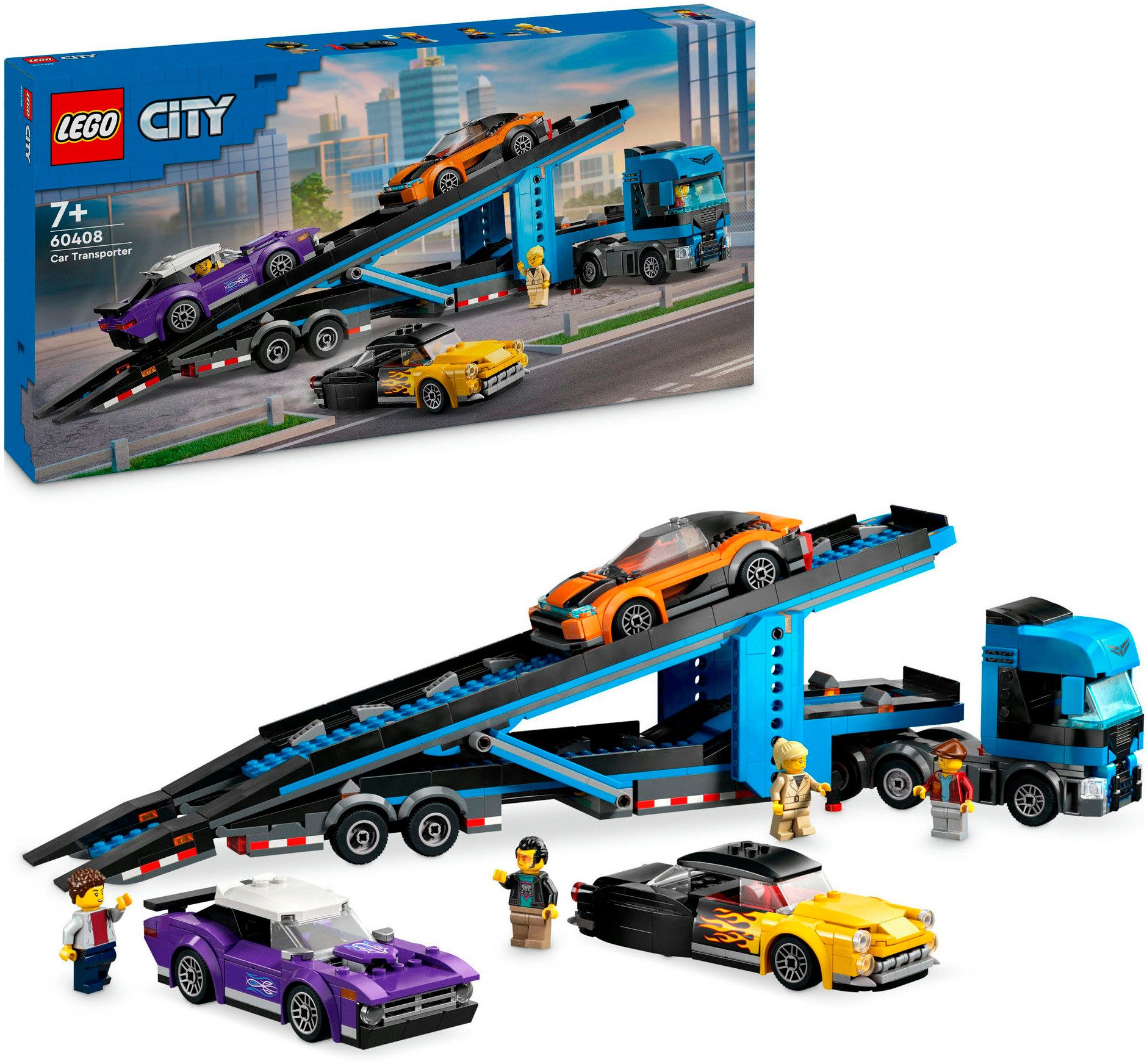 LEGO® Autotransporter mit Sportwagen (60408), LEGO günstig online kaufen