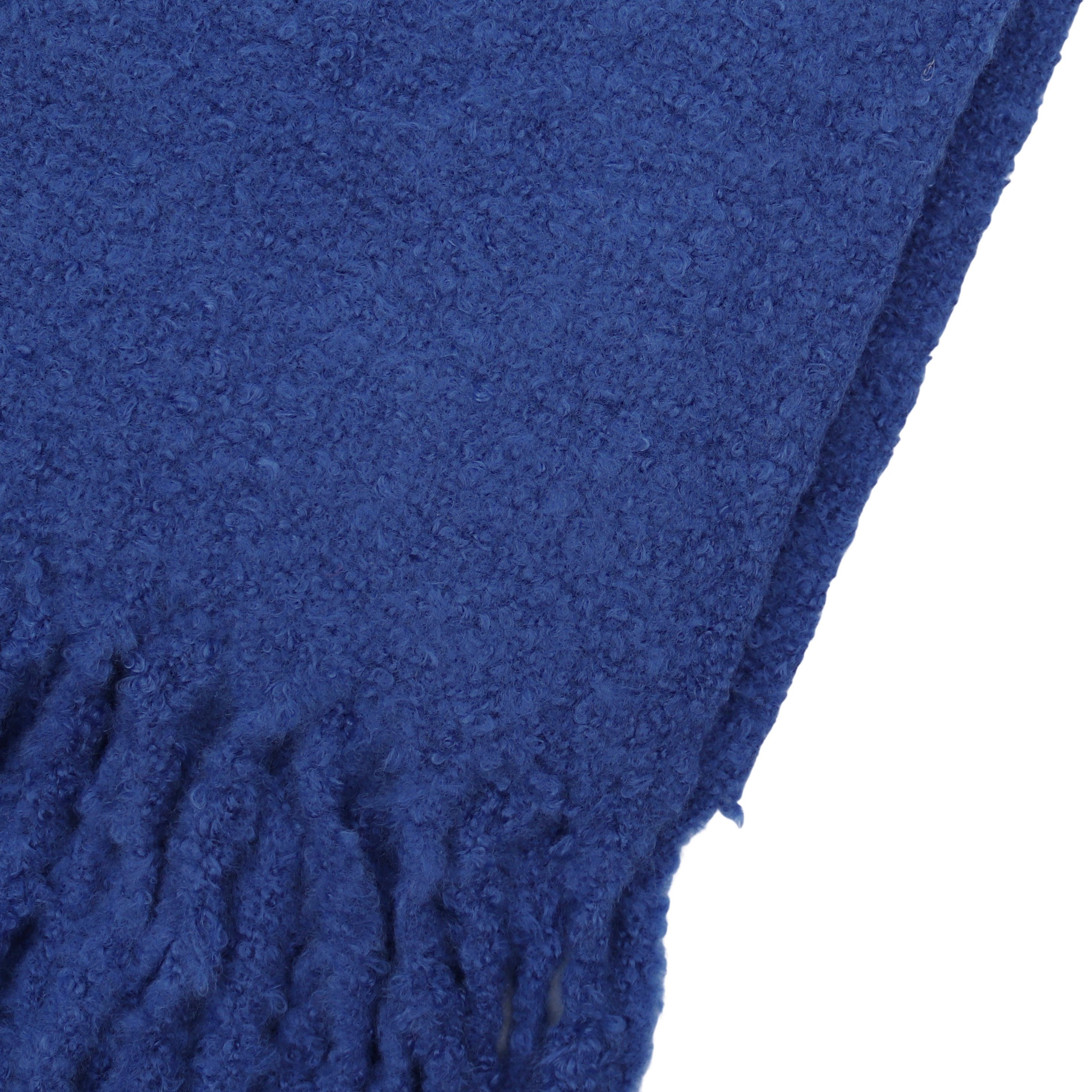 MIRROSI Modeschal weicher und warmer Unifarbe Schal mit Fransen, 65x180cm, Feine Struktur, Damen Halstuch ideal für Herbst und Winter