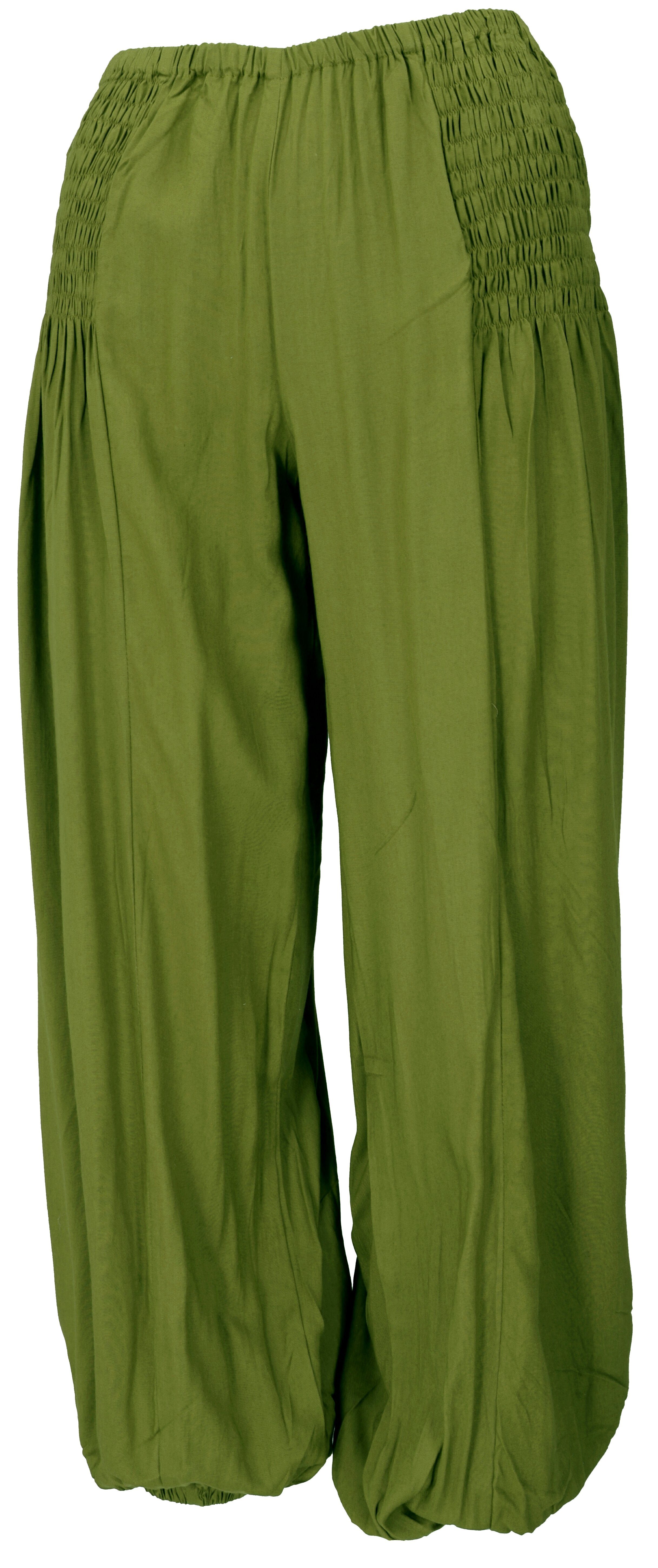 Guru-Shop Relaxhose Luftige Muckhose, Boho Pluderhose, günstig online kaufen