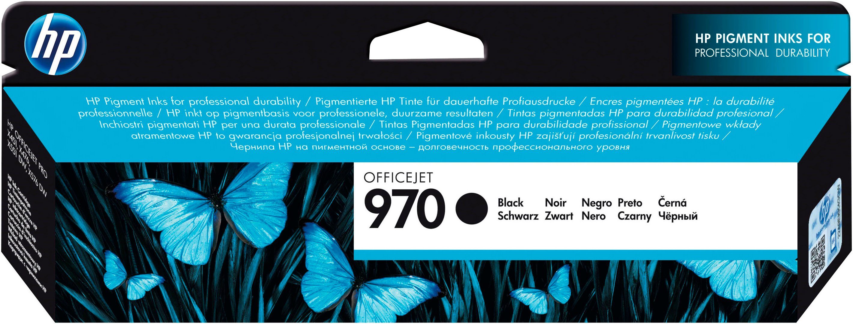 HP HP original Patrone 970 schwarz Tintenpatrone