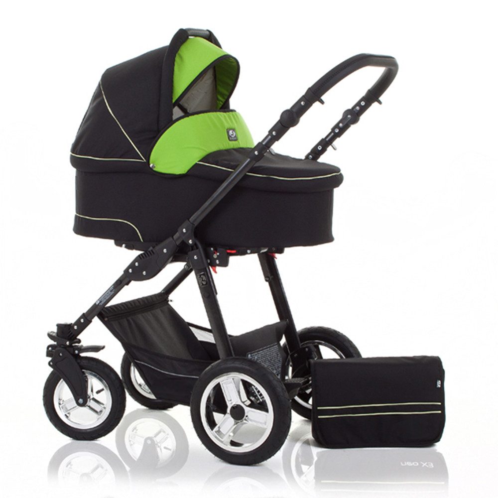 Kombi-Kinderwagen Leo 2 in 1 inkl. Sportsitz und umfangreichen Zubehör in 20 Farben