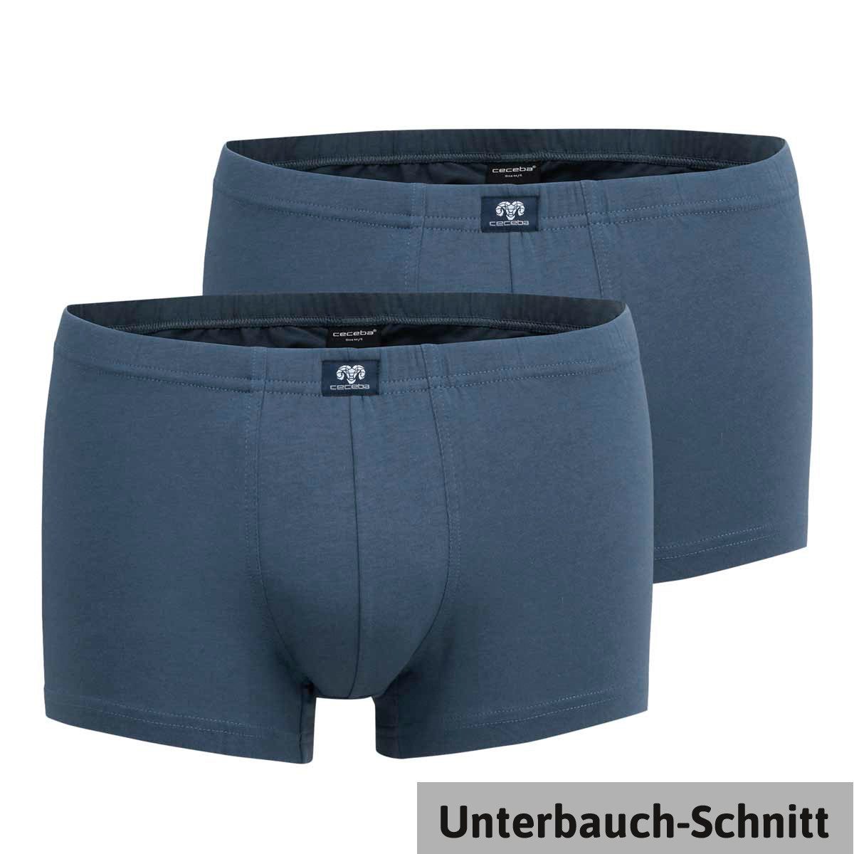 Retro Pants Ceceba 2er-Pack Unterbauch-Stretch-Pants XXL blau