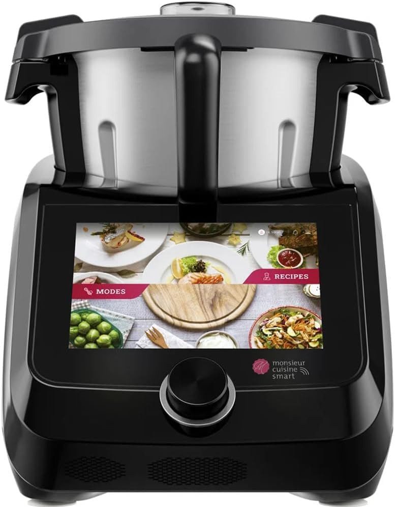 SilverCrest Küchenmaschine Monsieur Cuisine smart SKMS 1200 C1, 1200 W, 3 l Schüssel, WLAN-Funktion