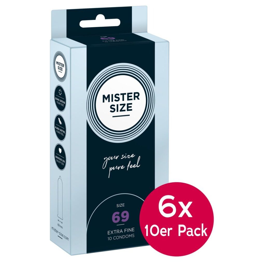 MISTER SIZE Kondome Mister Size Tray 69mm 6x10er