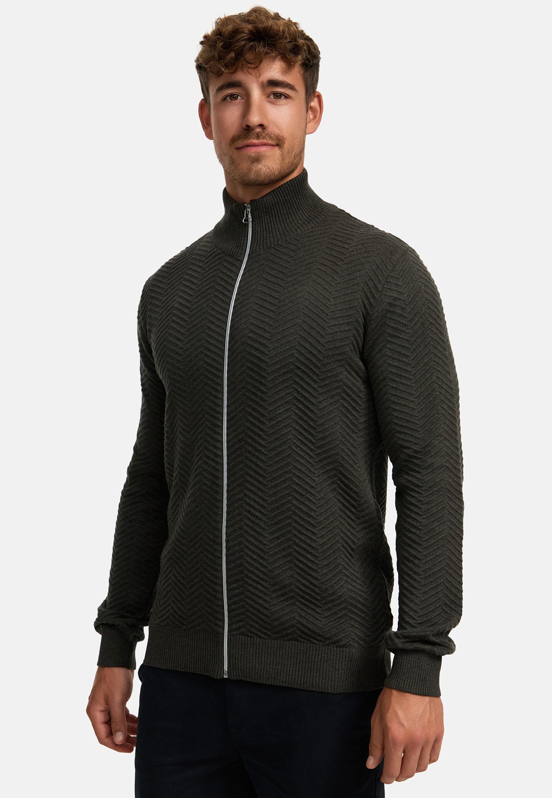 Kronstadt Strickjacke KSCarlo Zip Fein-Strickjacke mit günstig online kaufen