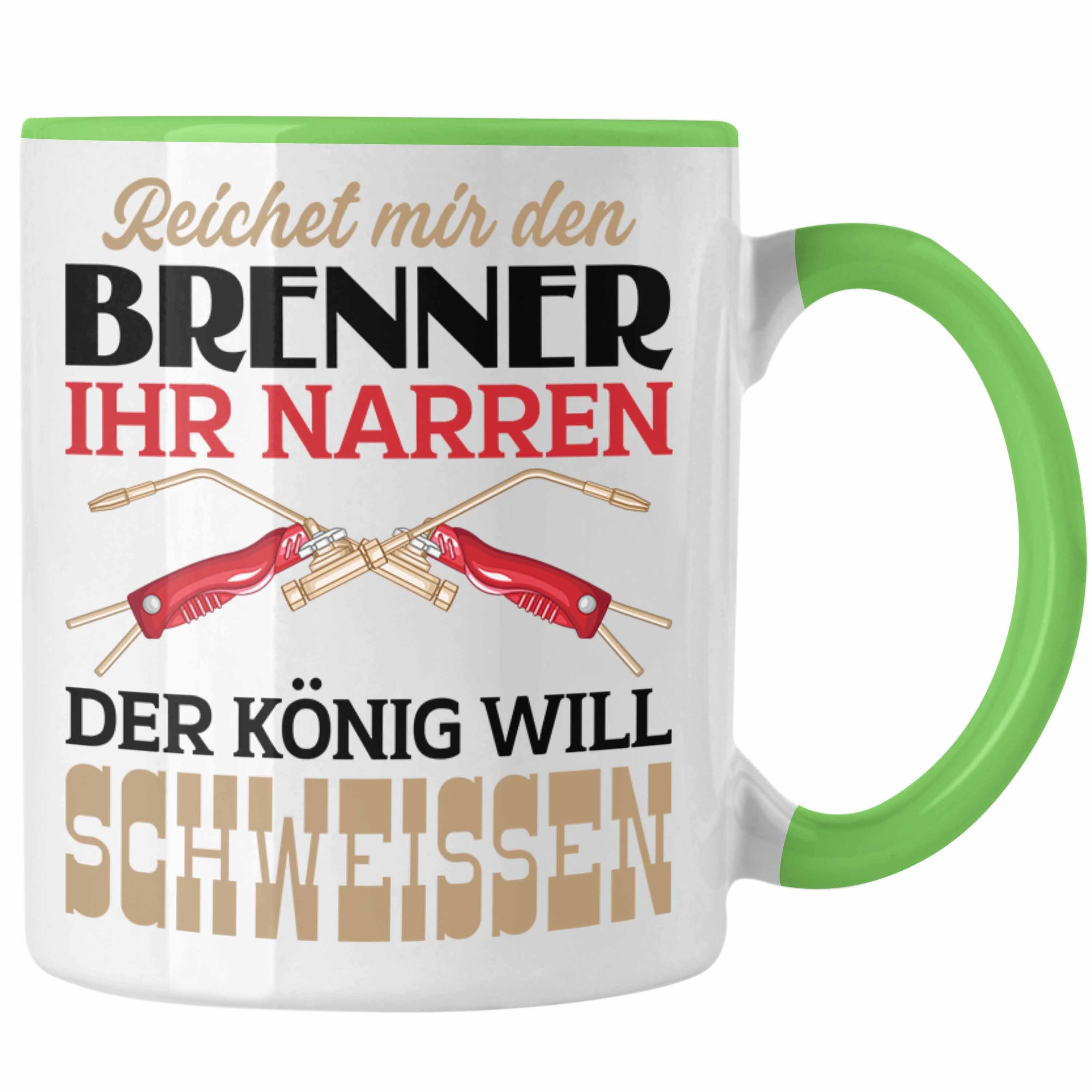 Trendation Tasse Schweißen Tasse Geschenk für Schweißer Metallbau