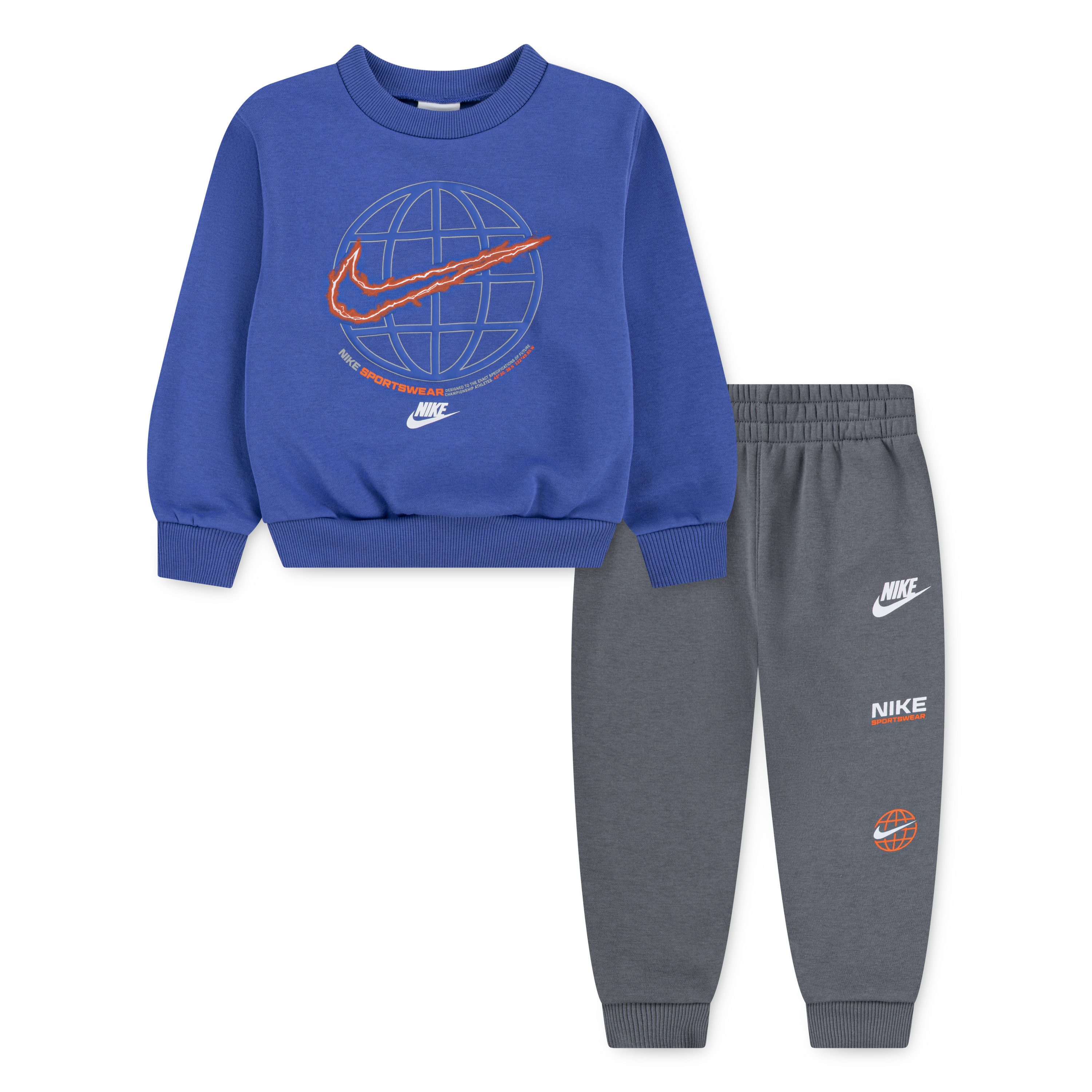 Nike Sportswear Jogginganzug NKB B NSW FS FLC CREW PANT SET (2-tlg), für Kinder